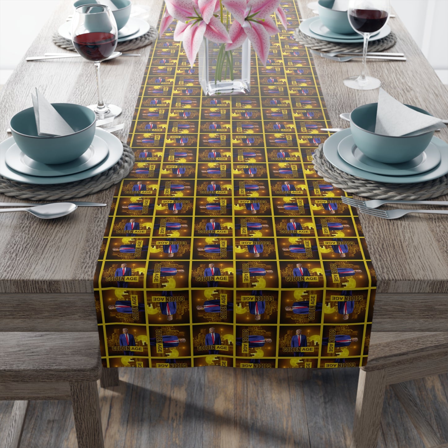 Trump Golden Age Table Runner