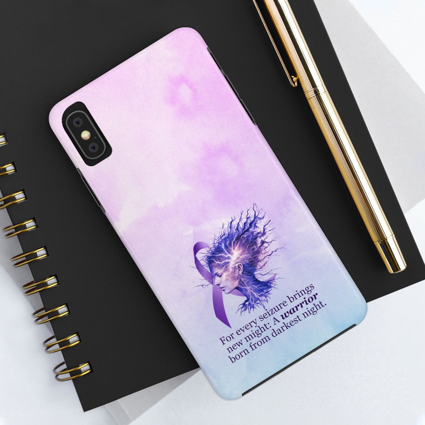 A Warrior is Born Tough Phone Cases