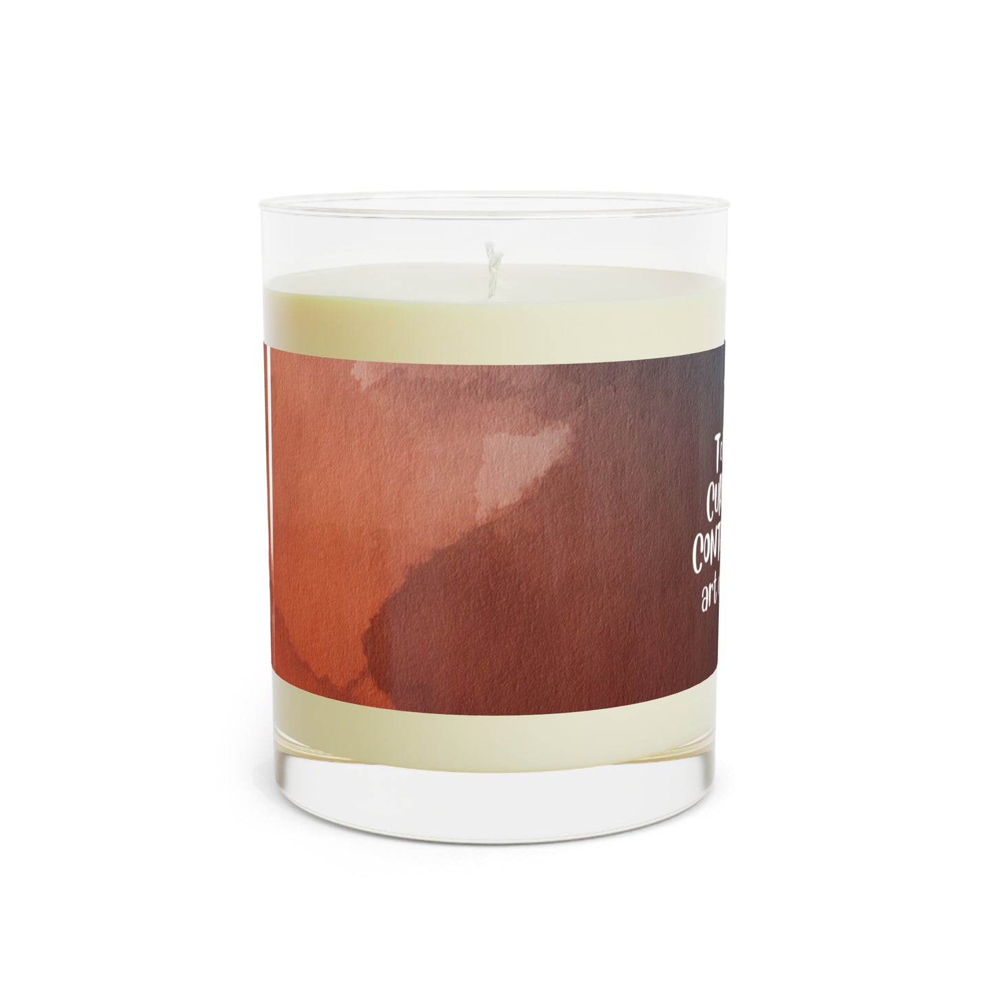 Curious & Content Scented Candle - Full Glass, 11oz