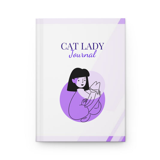 Cat Lady Hardcover Journal Matte