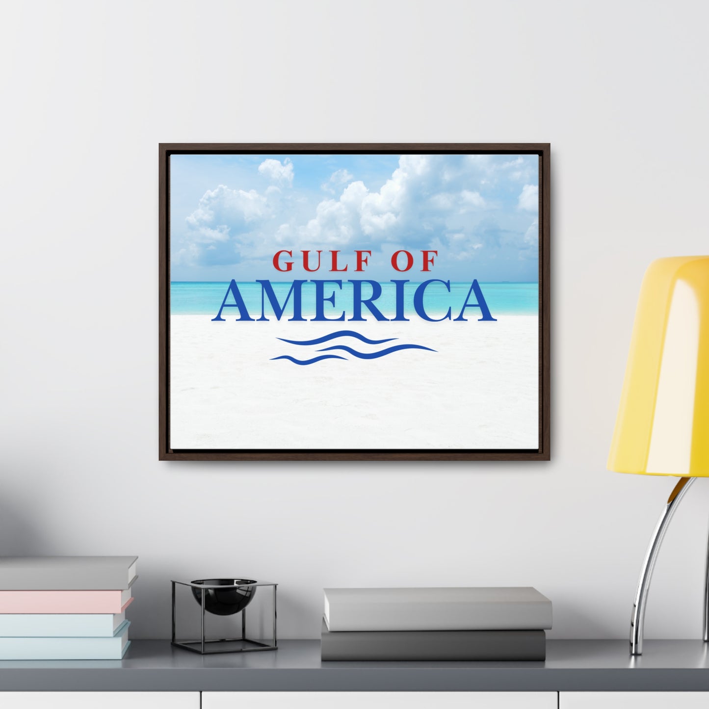 Gulf of America Canvas Wrap - Coastal Wall Art for Beach Lovers