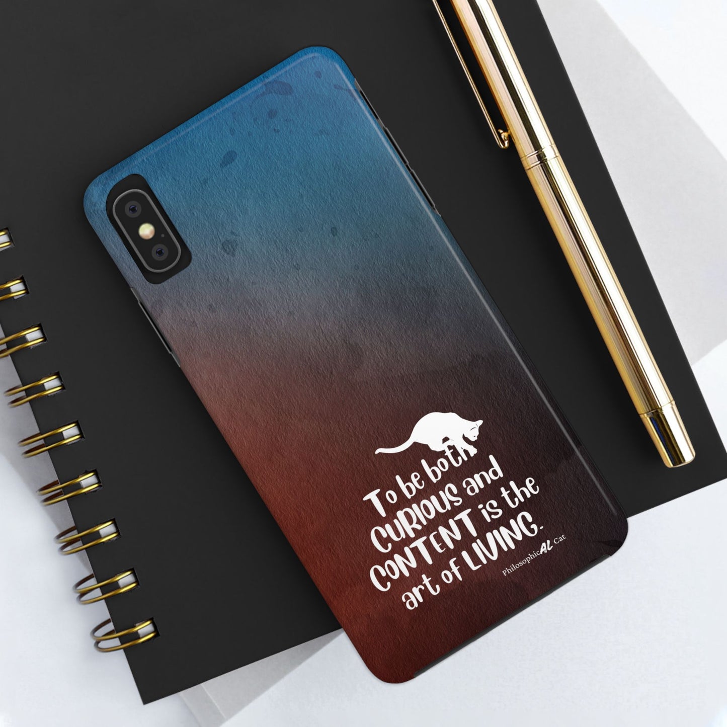 Curious & Content Tough Phone Cases