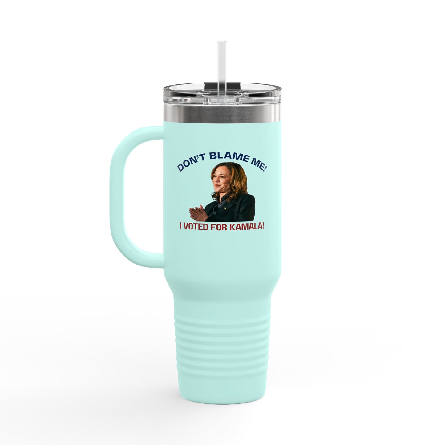 40oz Insulated Travel Mug - 'I Voted for Kamala!'