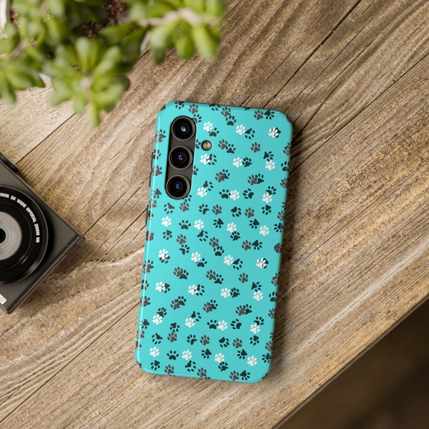 Teal Paws Tough Phone Cases - Phone Case - Epileptic Al’s Shop