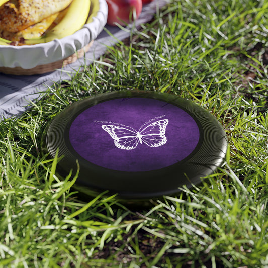 Epilepsy Awareness Frisbee - End the Stigma Butterfly Design