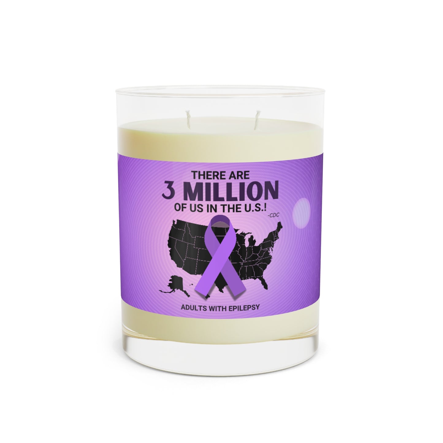 3 Million of Us Scented Candle - Full Glass, 11oz