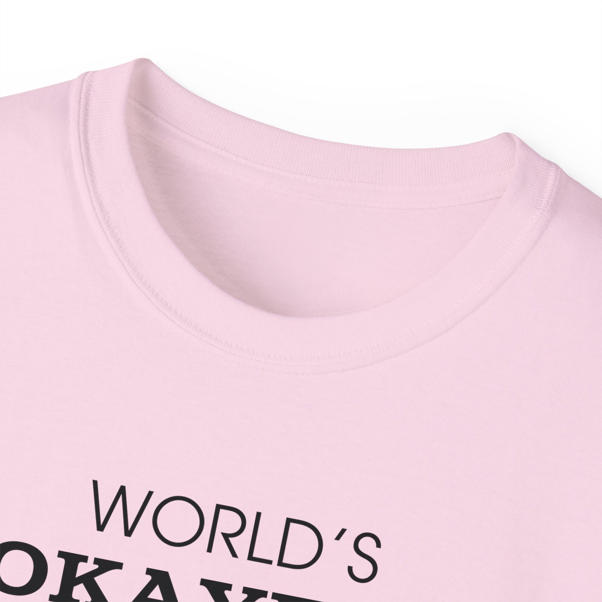 World's Okayest Secretary Ultra Cotton Tee - T - Shirt - Epileptic Al’s Shop