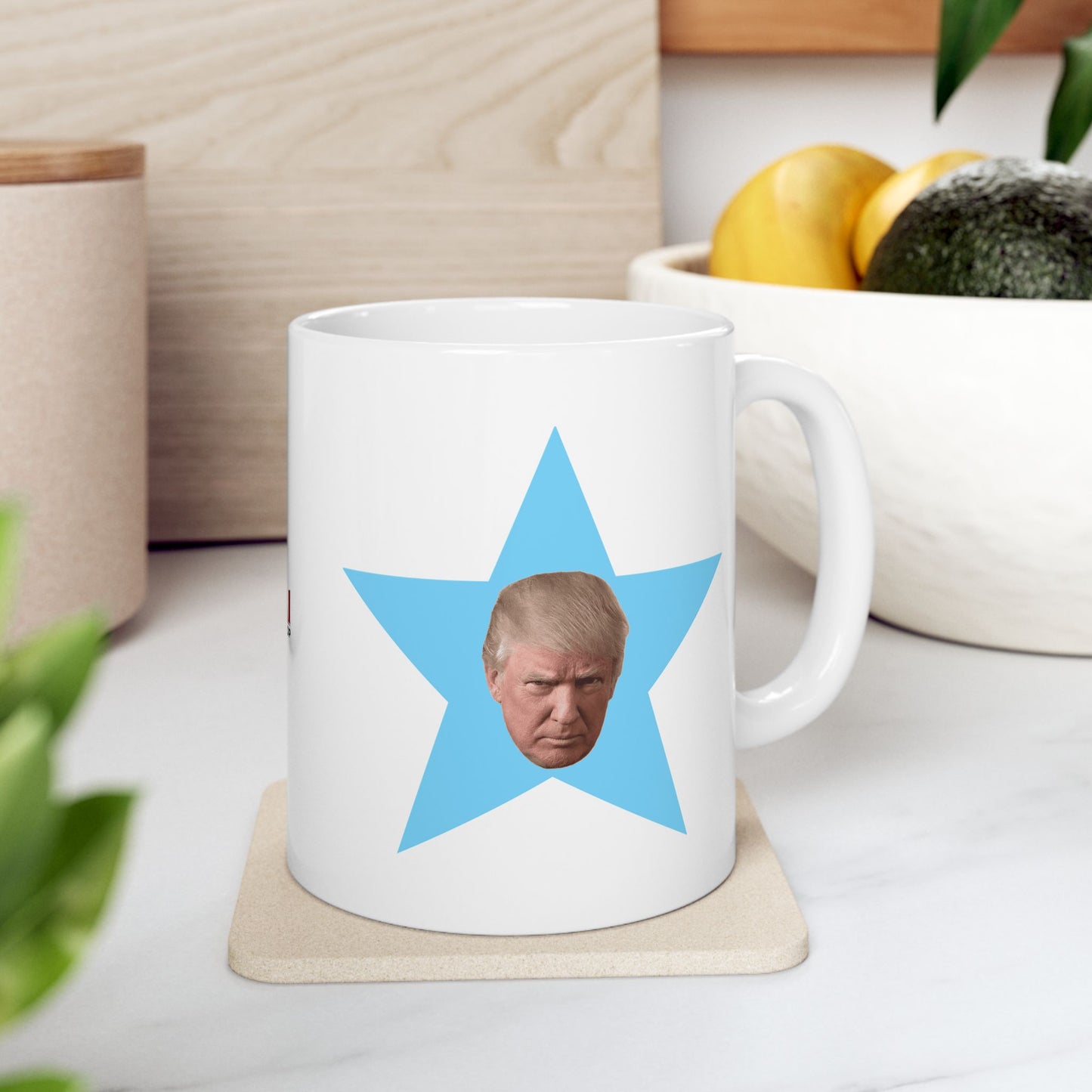 Trump the Star Ceramic Mug, (11oz)