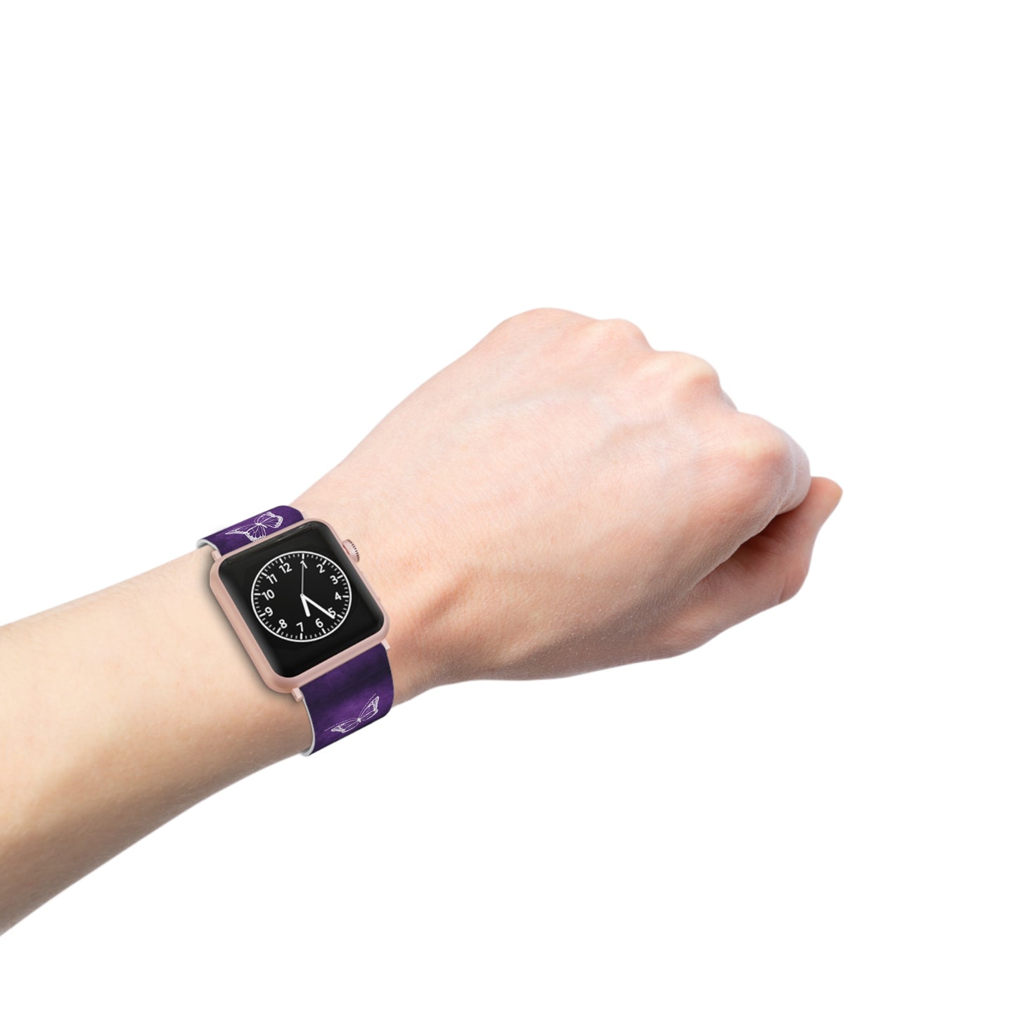 Purple Butterfly Apple Watch Band for Epilepsy Awareness