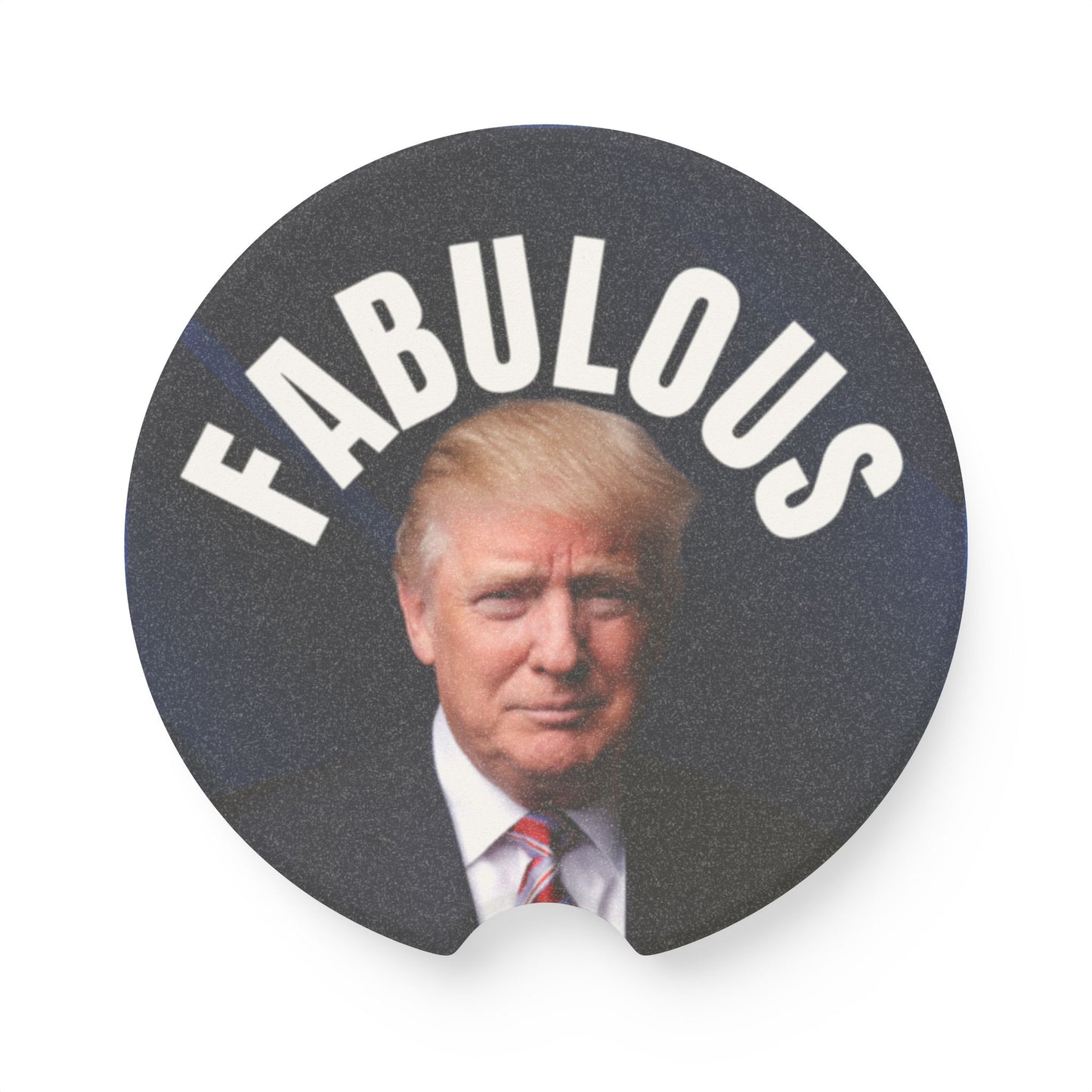 Fabulous Trump Soapstone Car Coaster