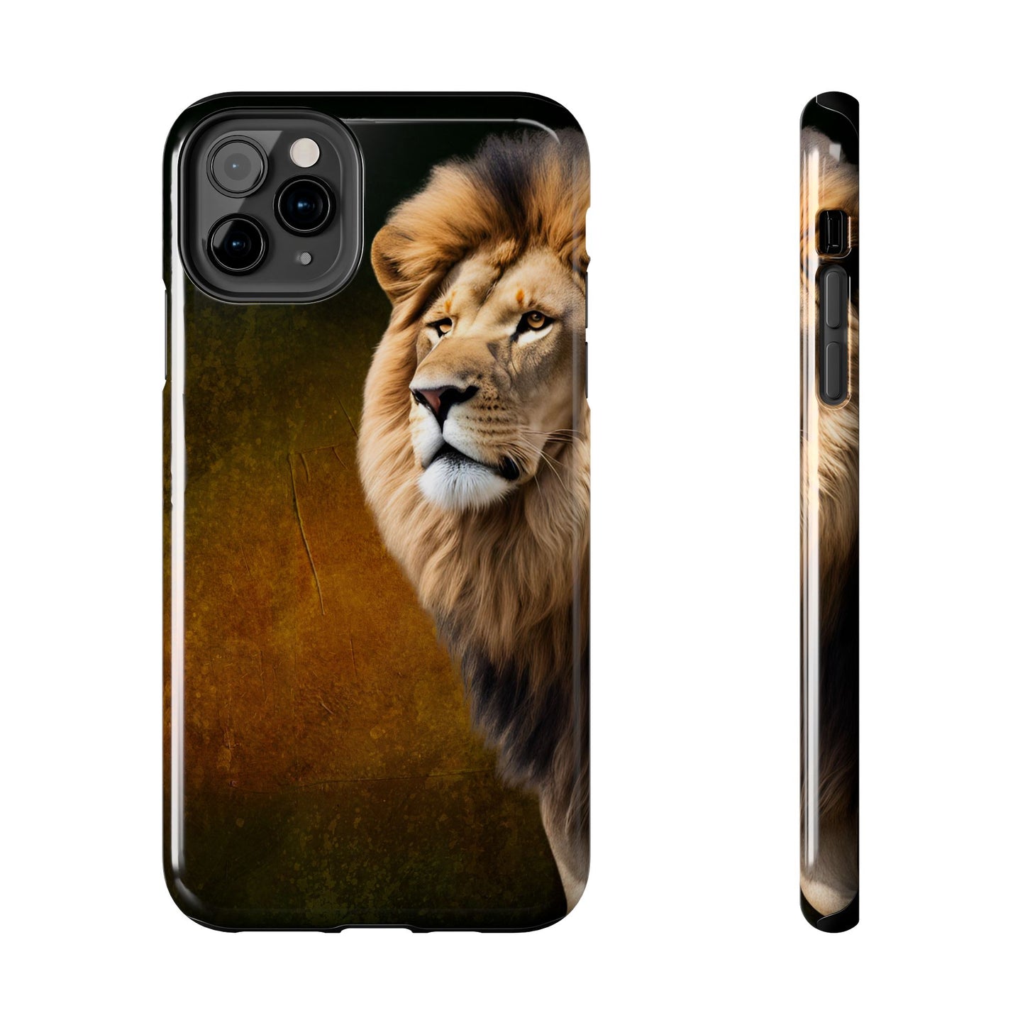 Majestic Lion Tough Phone Case - Durable Protection for Wildlife Lovers