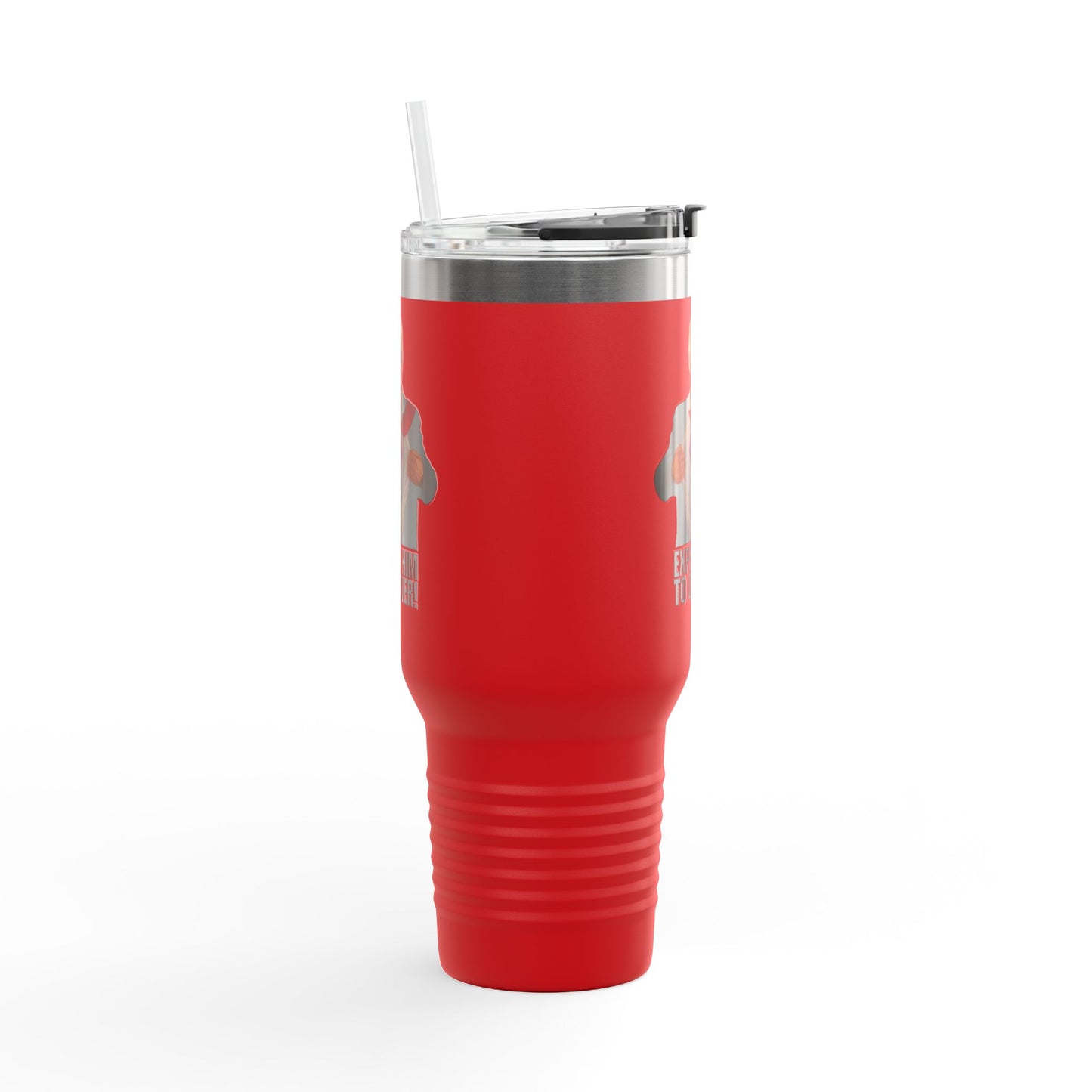 40oz Insulated Travel Mug - "Expect Him to Deliver"