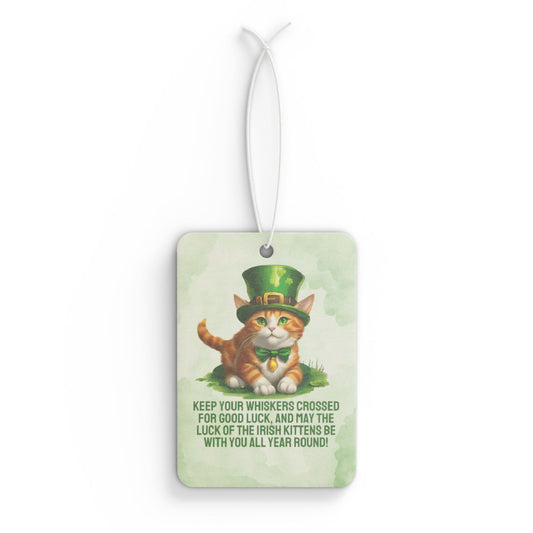 Irish Kitten Wish Car Air Freshener