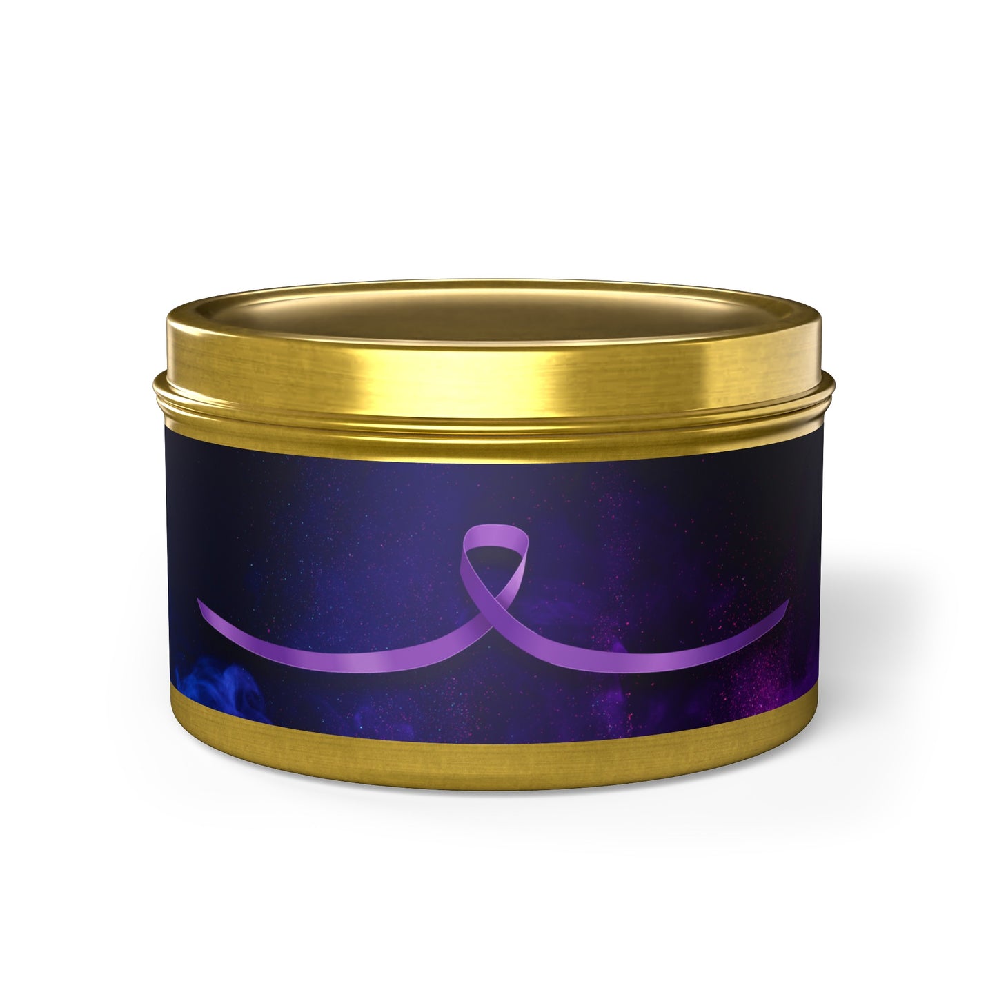 Purple Ribbon Tin Candles - Home Decor - Epileptic Al’s Shop