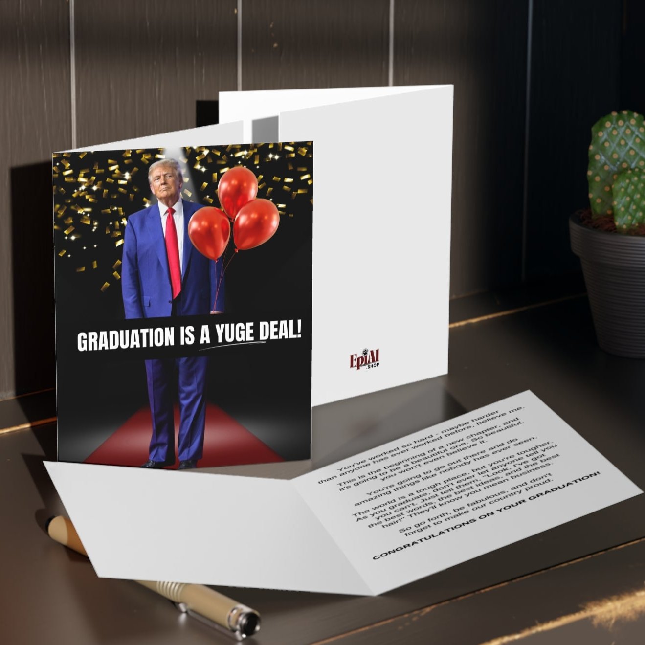 Donald Trump Graduation Greeting Cards (8, 16, and 24 pcs)