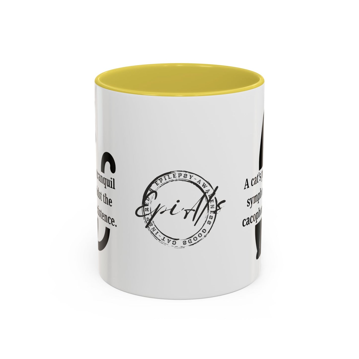 Purr Prose: Cacophony of Life Colorful Mugs (11oz, 15oz)