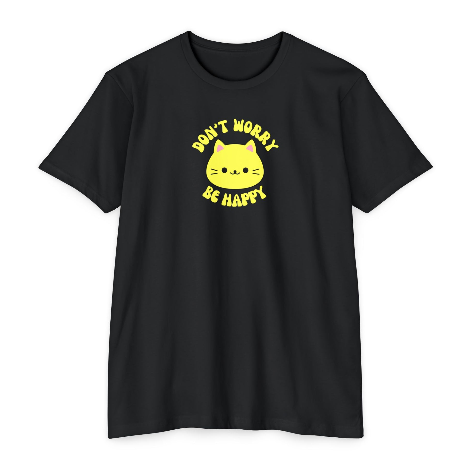 Don't Worry Be Happy Unisex CVC Jersey T - shirt - T - Shirt - Epileptic Al’s Shop