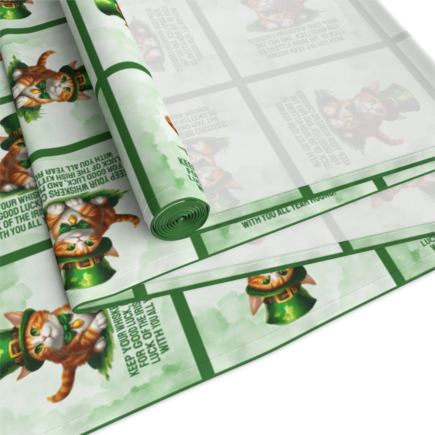 Irish Kitten Wish Table Runner