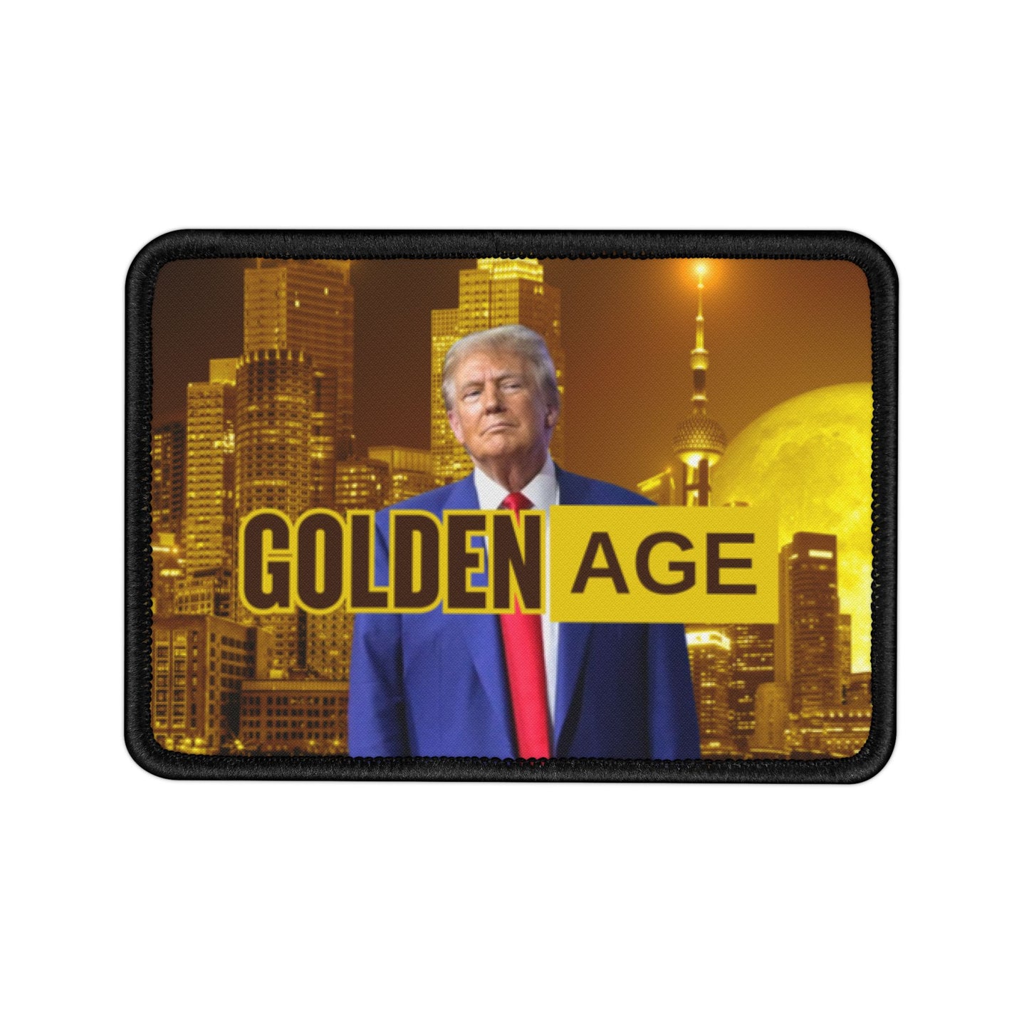 Trump Golden Age Iron-On Patches