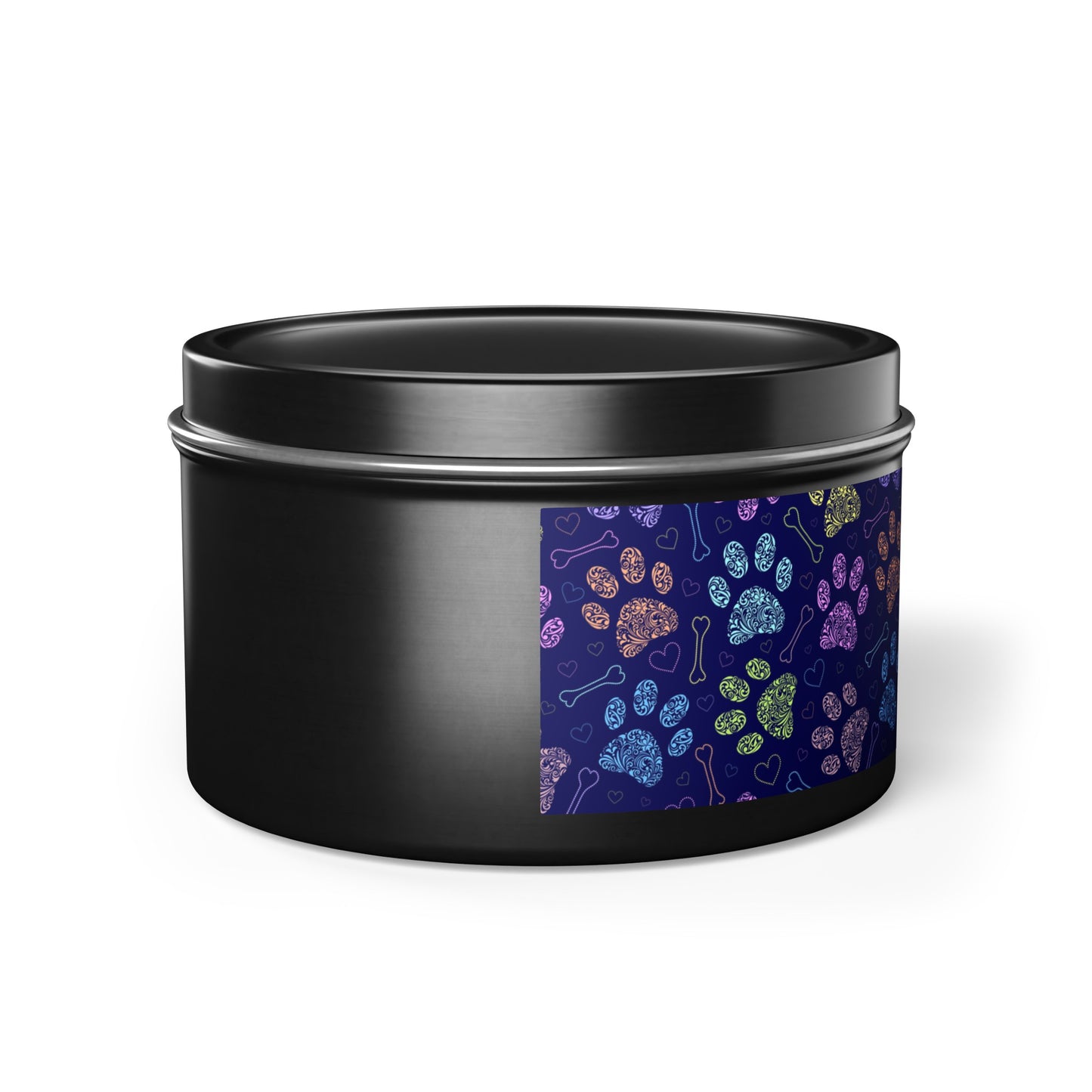 Purple Paws Tin Candles - Home Decor - Epileptic Al’s Shop