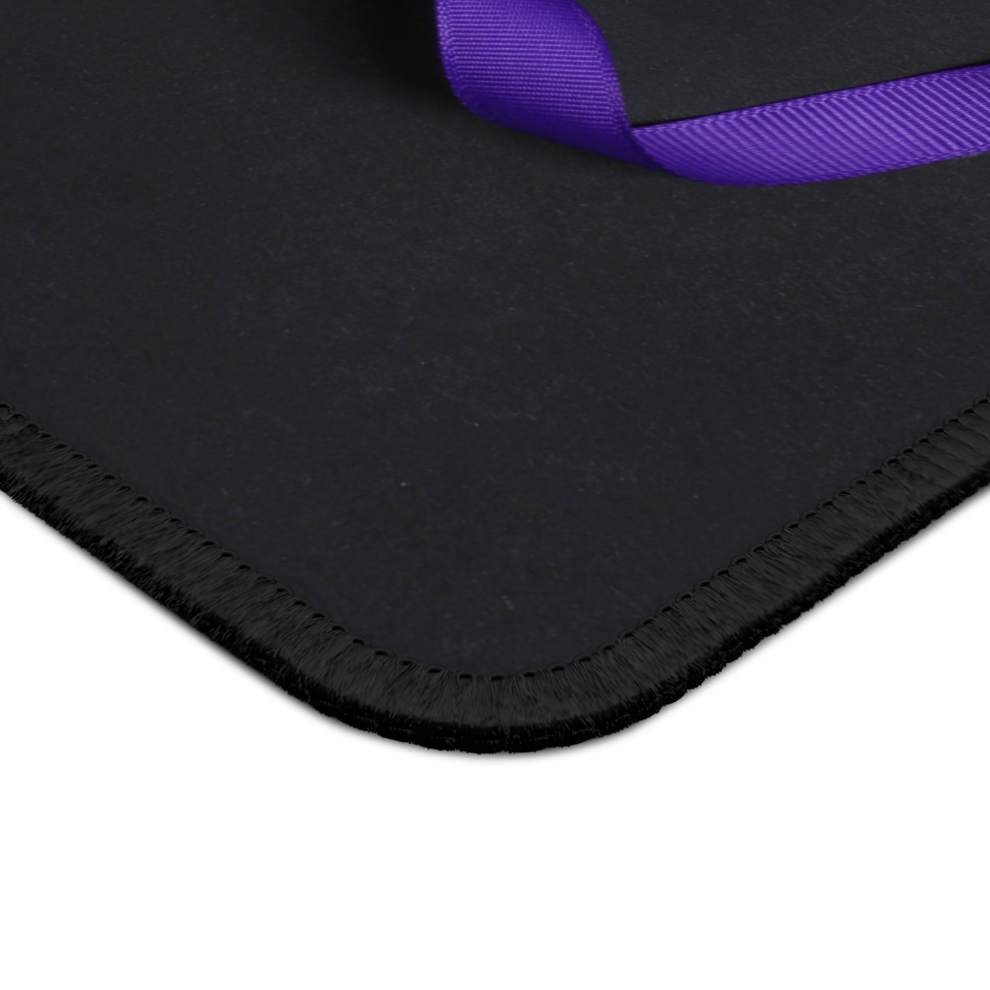 Purple Ribbon Gaming Mouse Pad