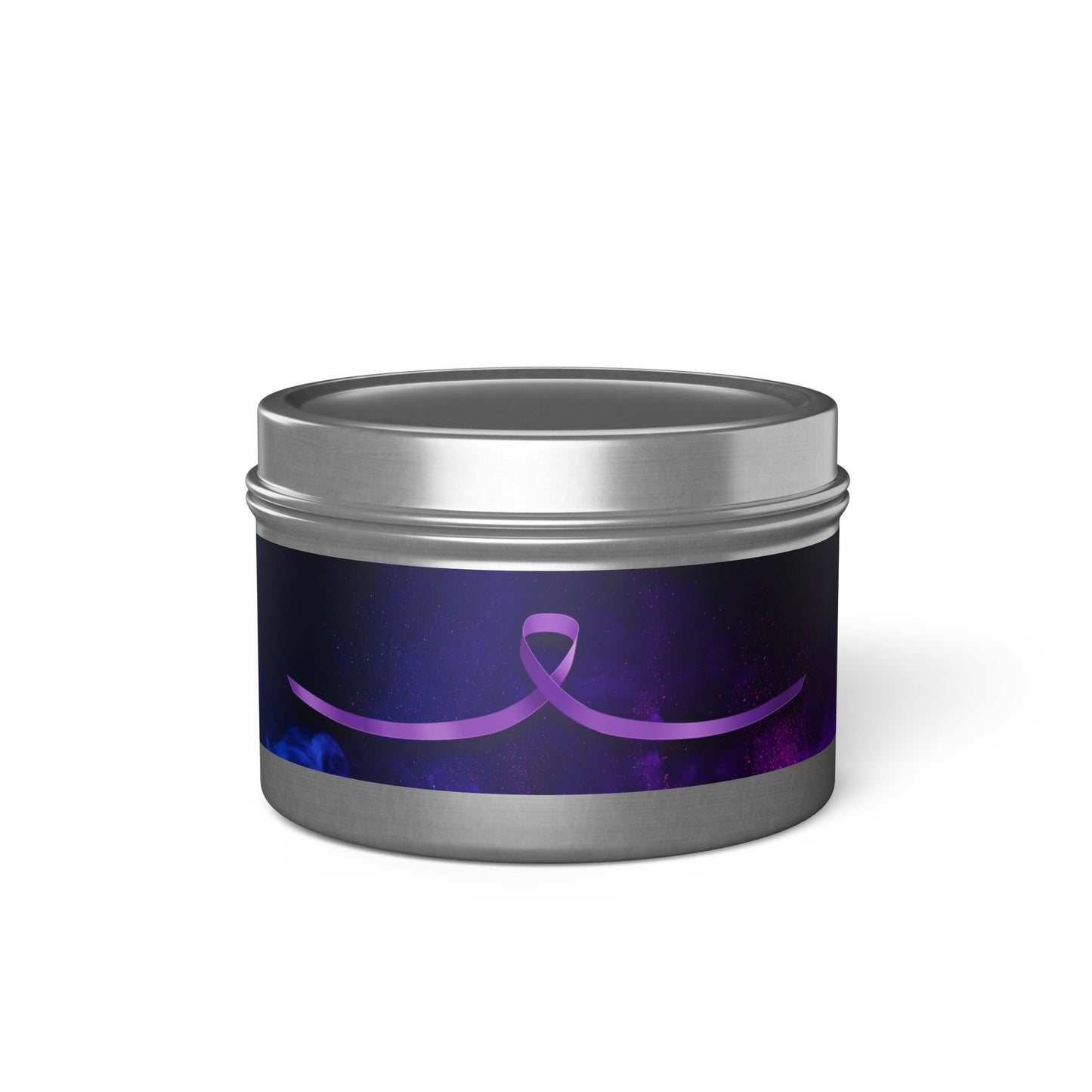 Purple Ribbon Tin Candles - Home Decor - Epileptic Al’s Shop