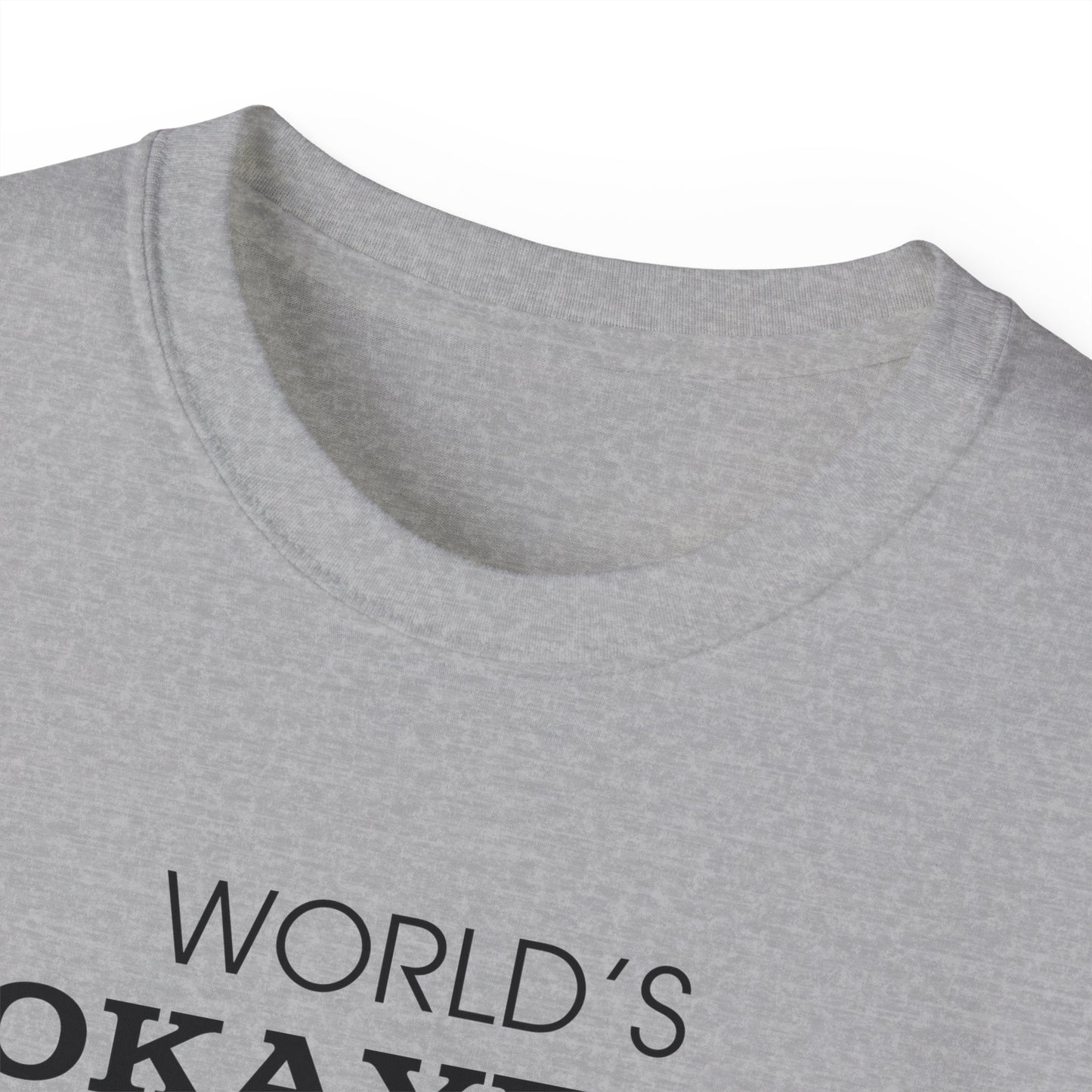 World's Okayest Teacher Ultra Cotton Tee - T - Shirt - Epileptic Al’s Shop