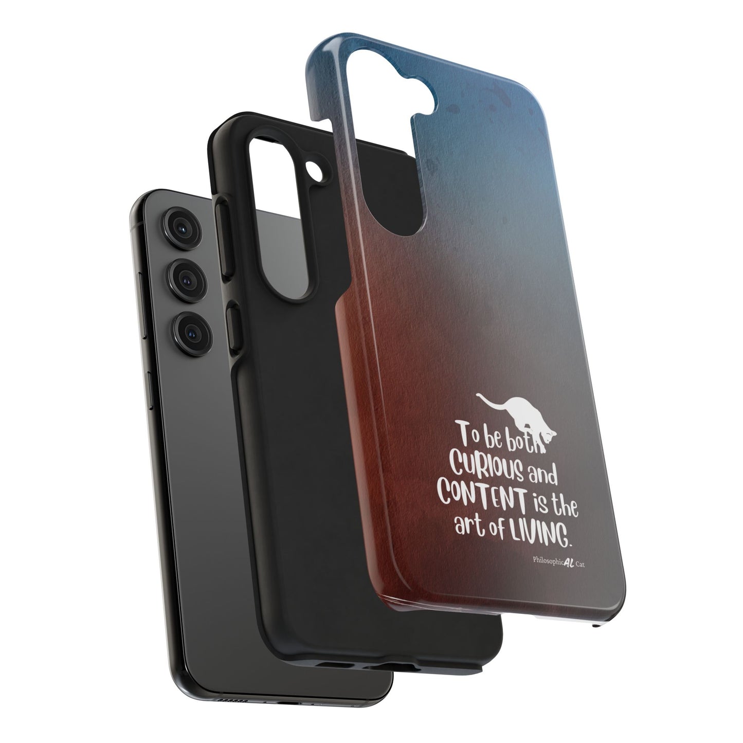 Curious & Content Tough Phone Cases