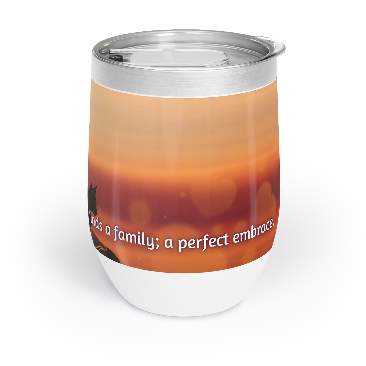 Cat Lady Family Chill Wine Tumbler