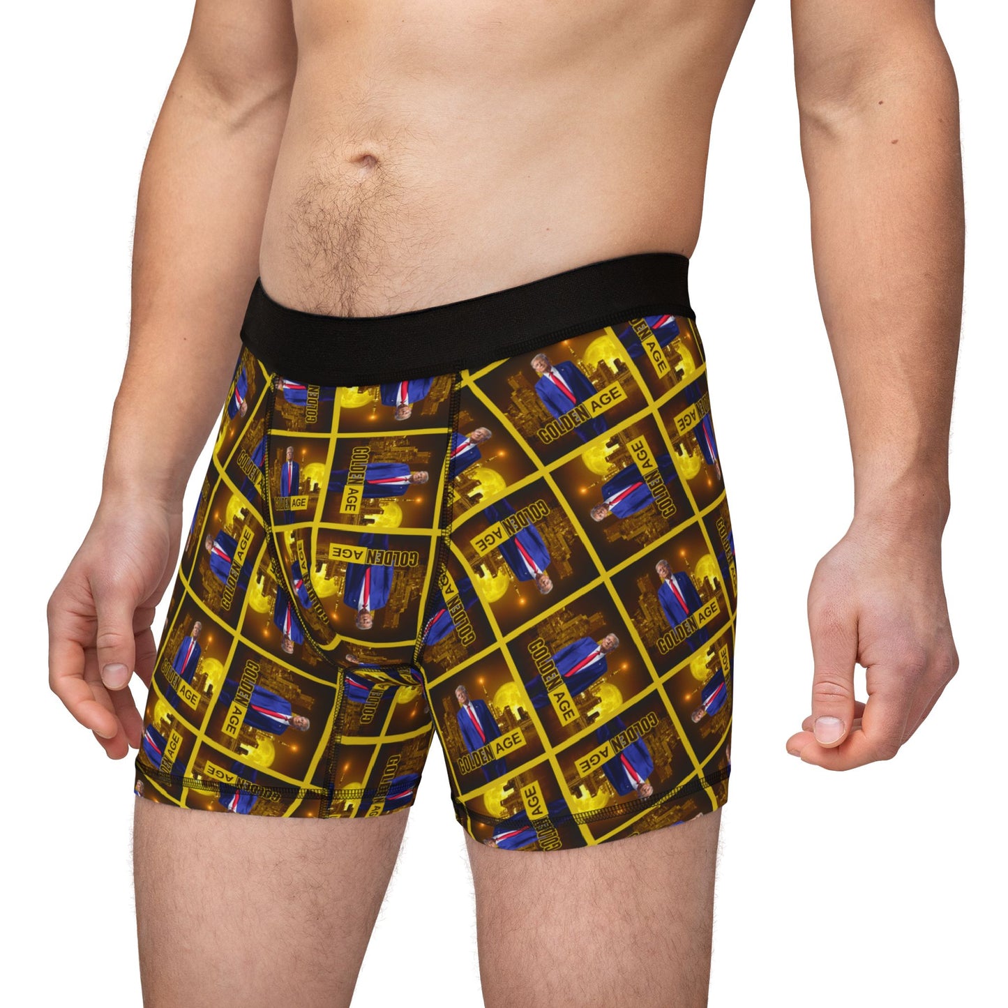 Trump Golden Age Pattern Men's Boxers