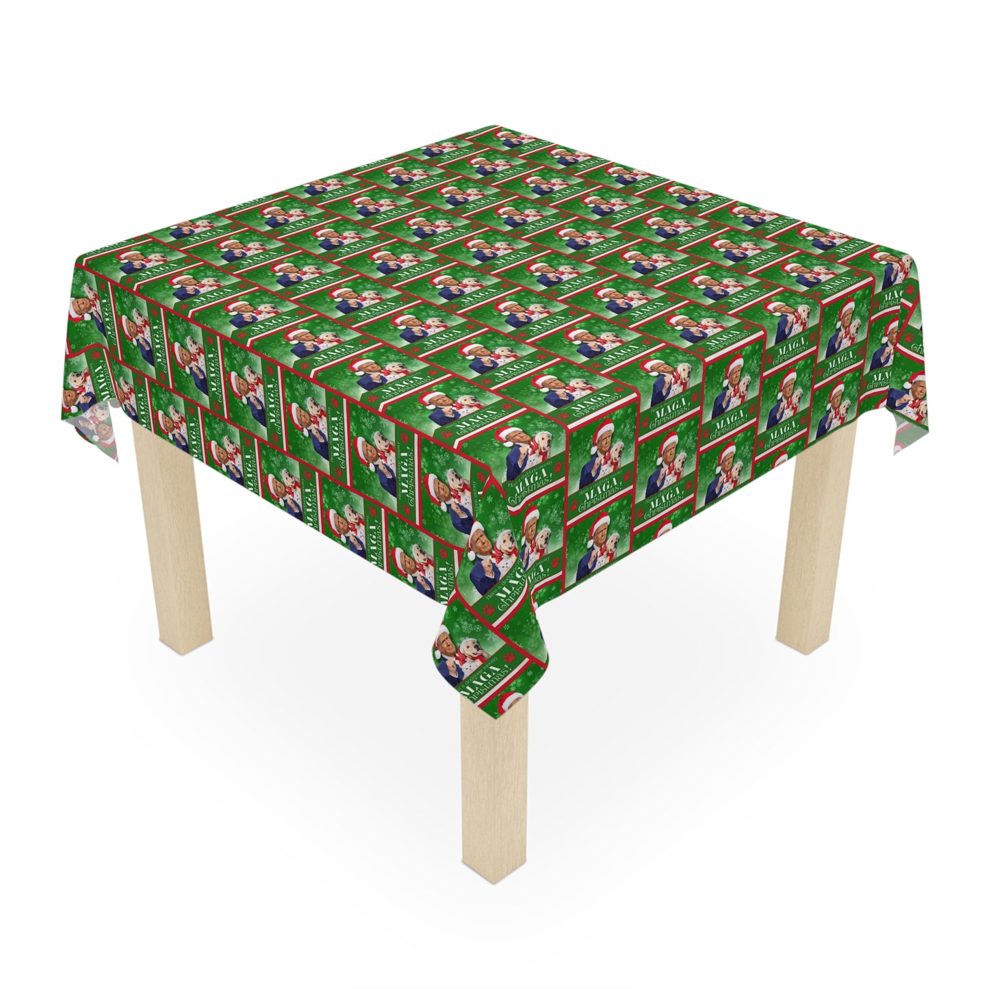 MAGA Christmas Tablecloth