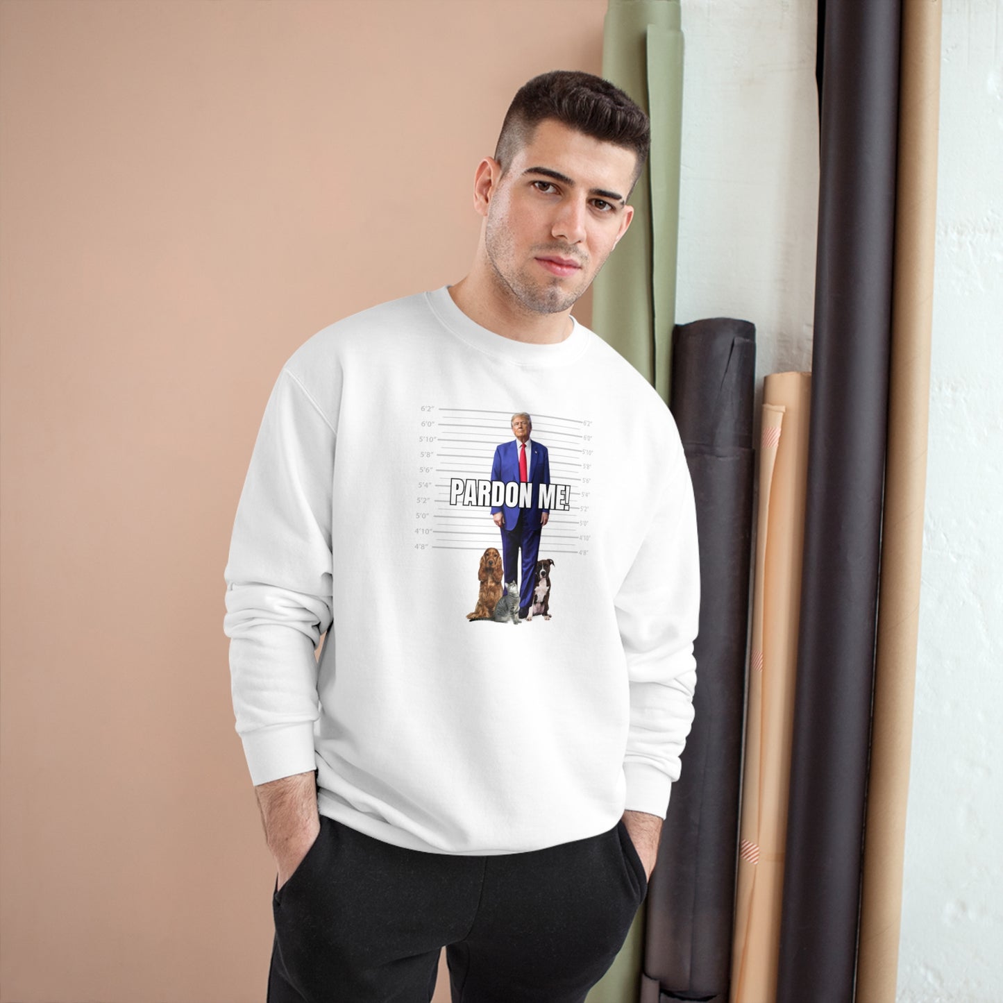 Pardon Me Joe Champion Sweatshirt