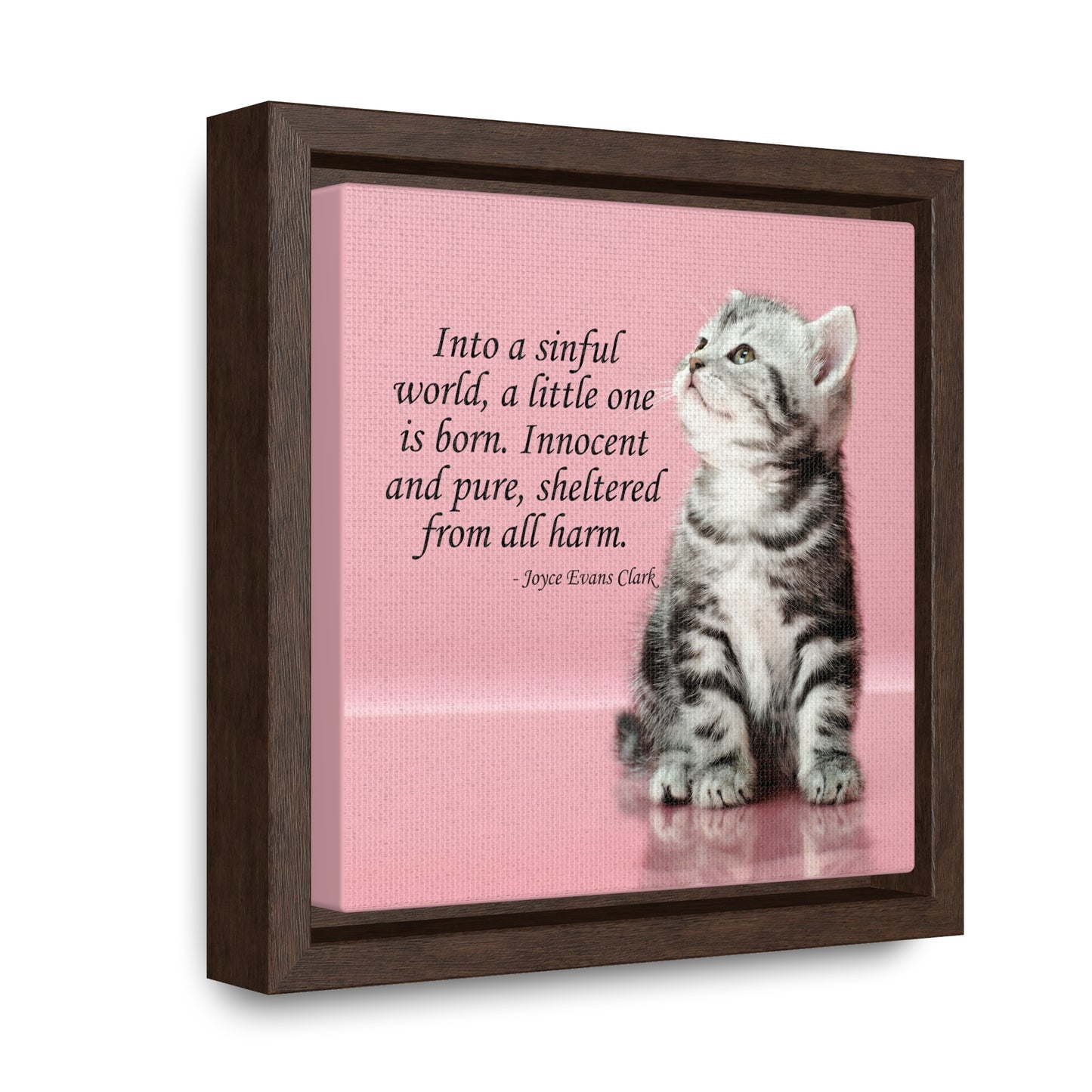 A Little One is Born Gallery Canvas Wraps, Square Frame