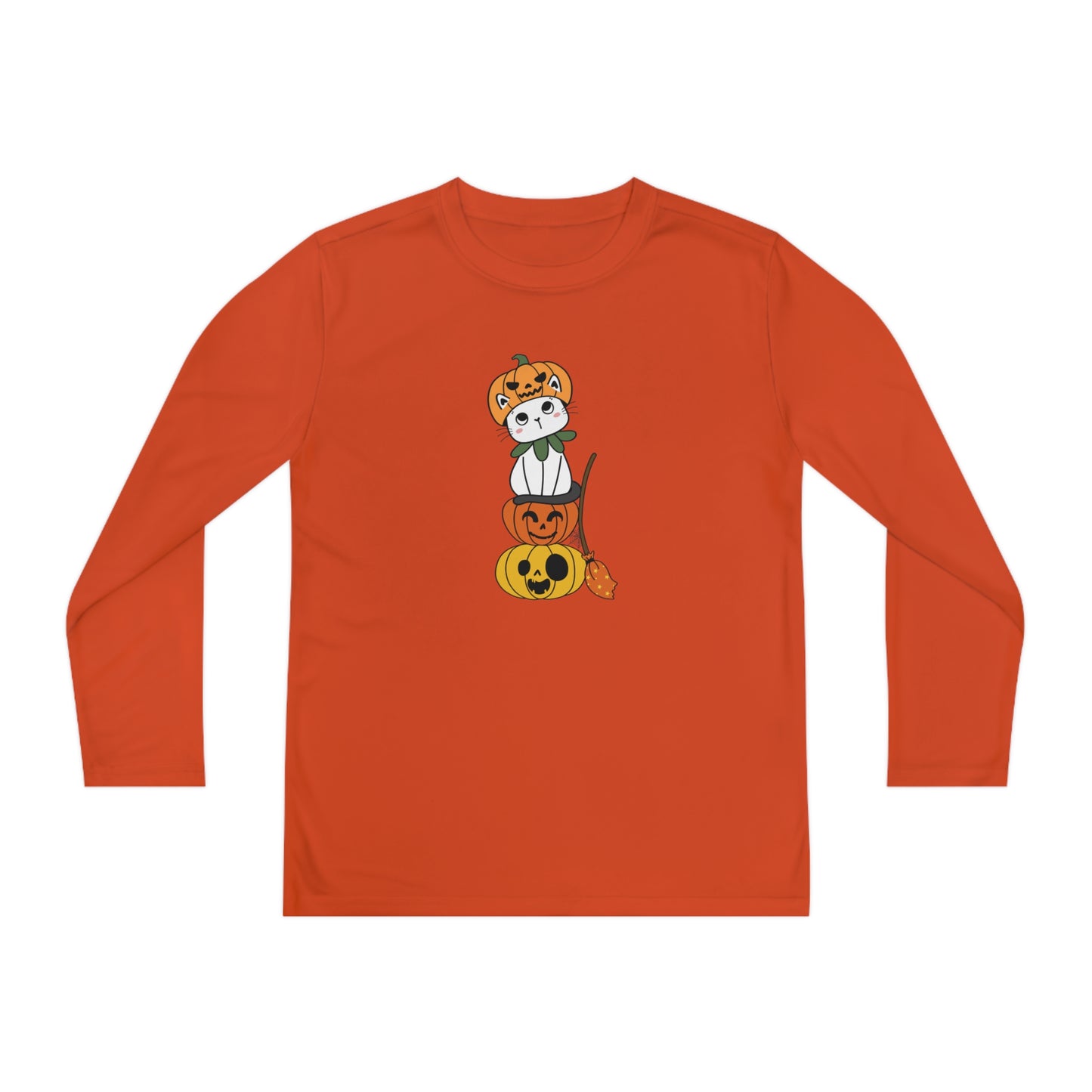 Halloween Youth Long Sleeve Competitor Tee - Kids clothes - Epileptic Al’s Shop