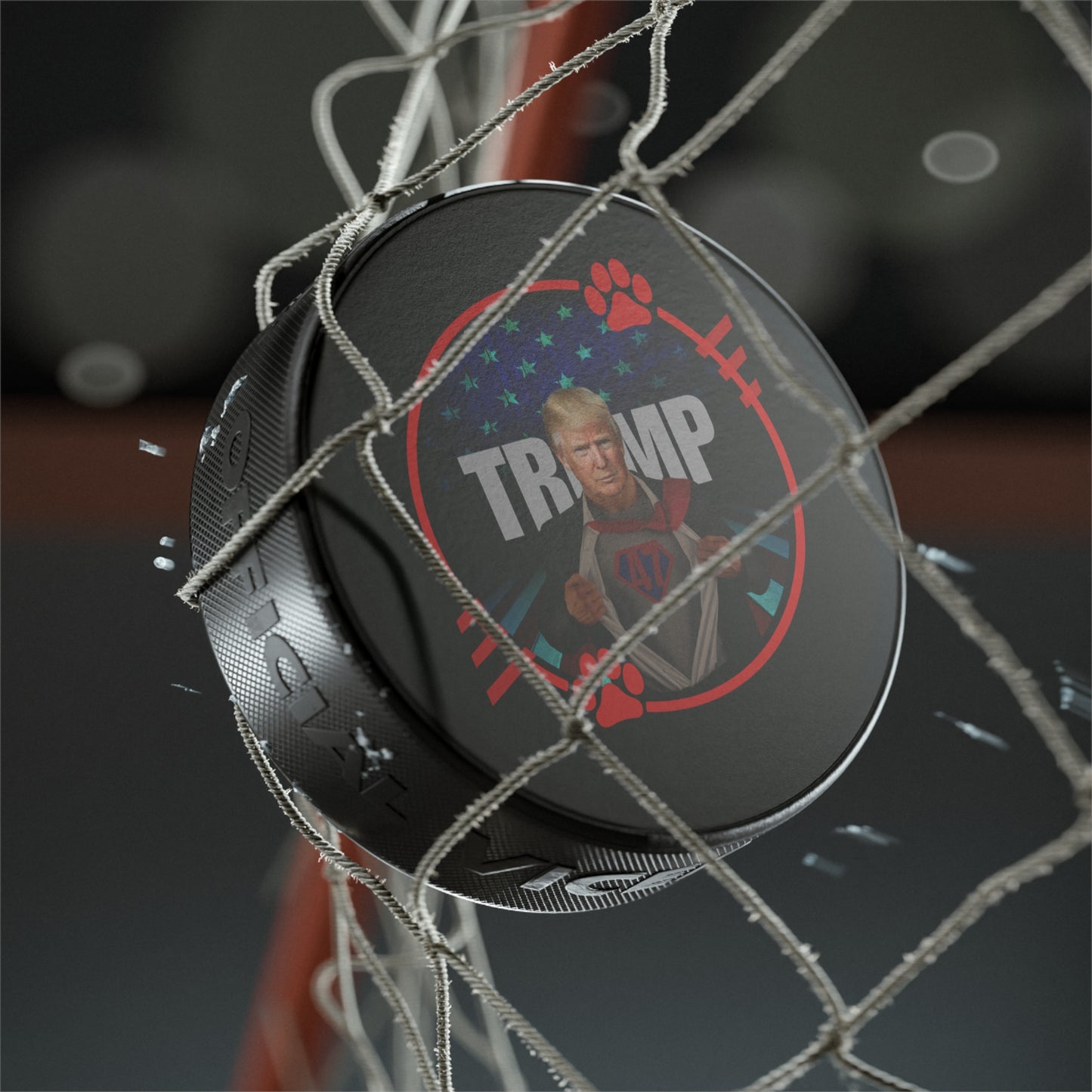 Trump 47 Hockey Puck