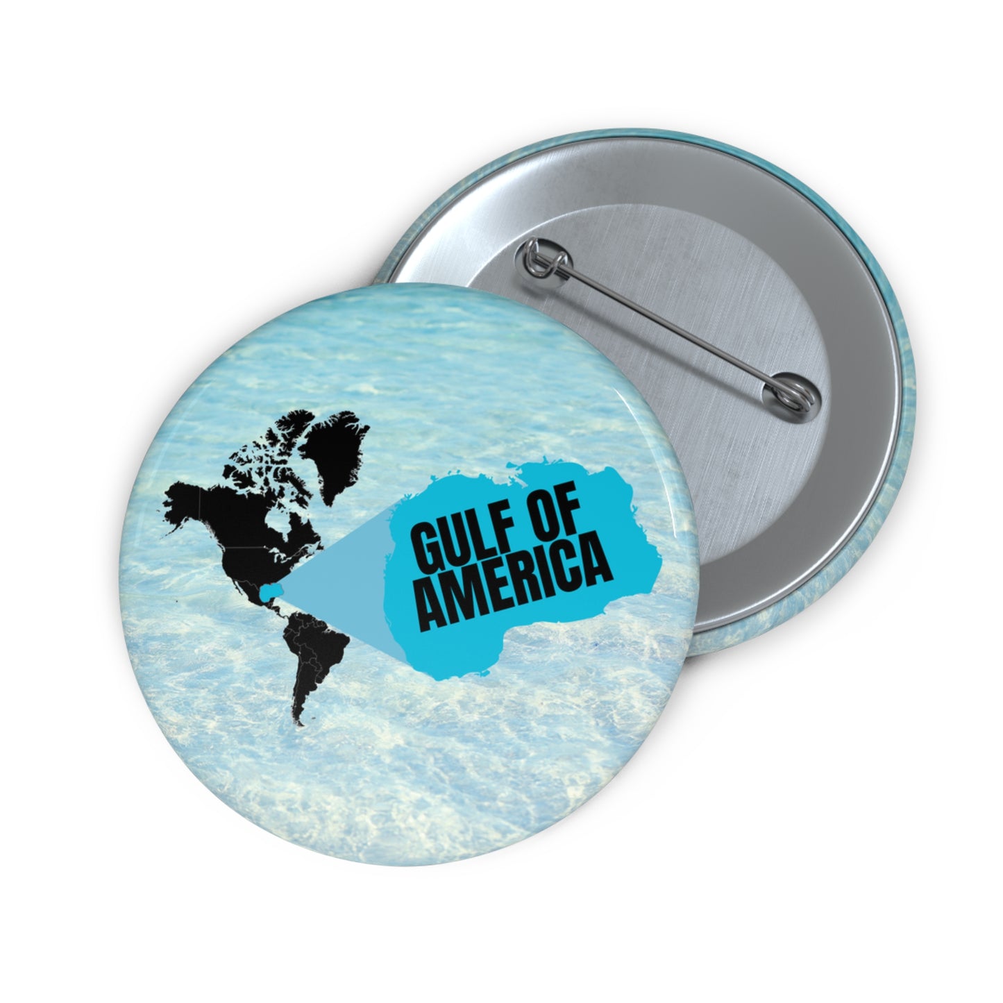 Gulf of America Pin Button