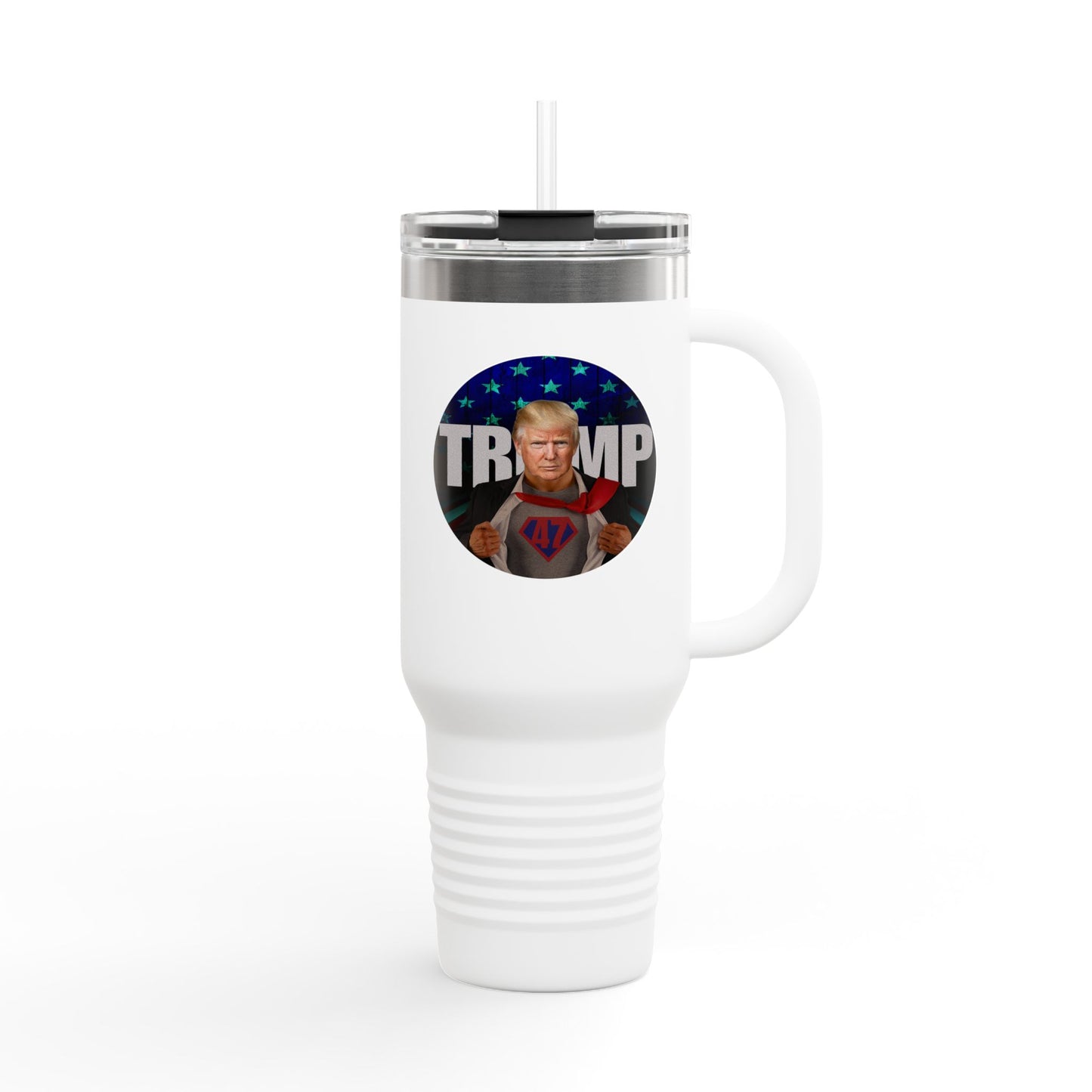 Political Insulated Travel Mug - 40oz with Trump Design