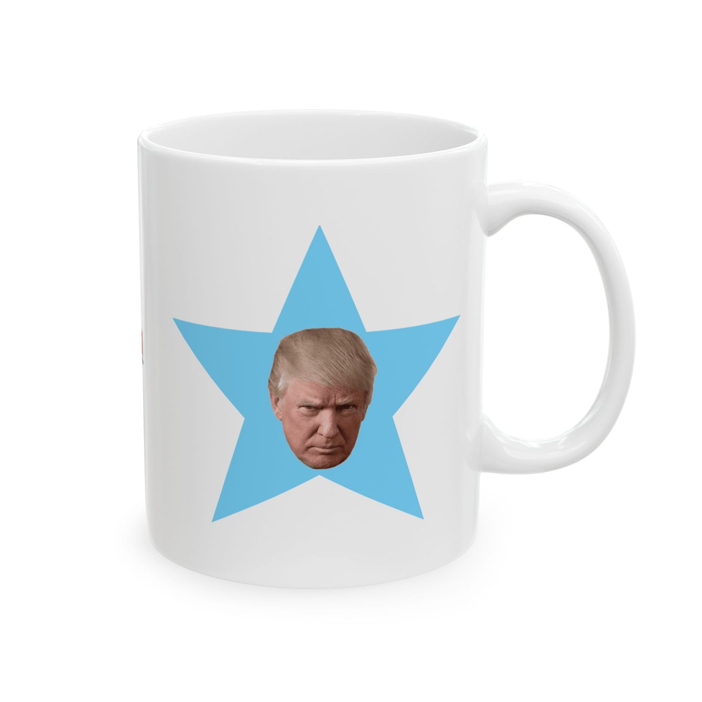 Trump the Star Ceramic Mug, (11oz)