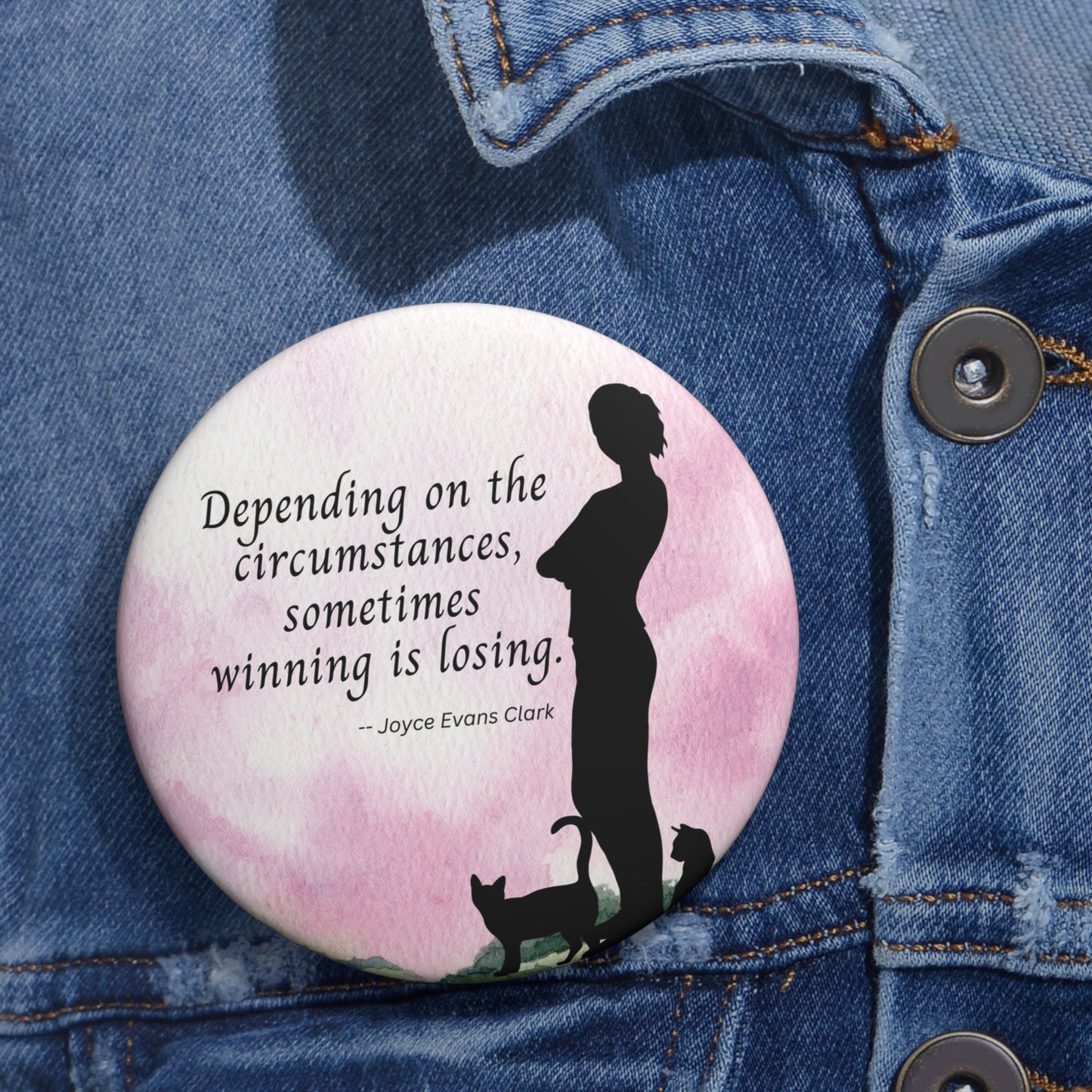 Winning is Losing Pin Buttons