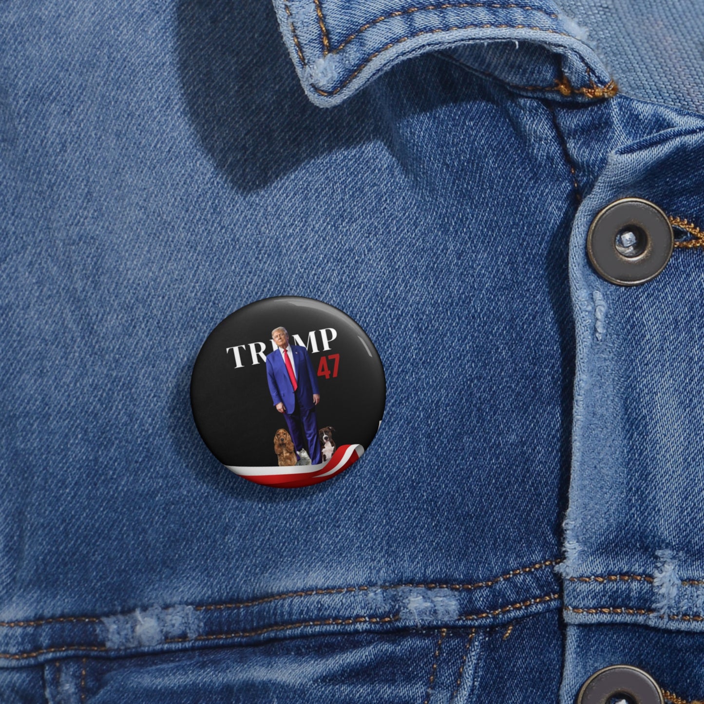 Trump 47 Pin Buttons