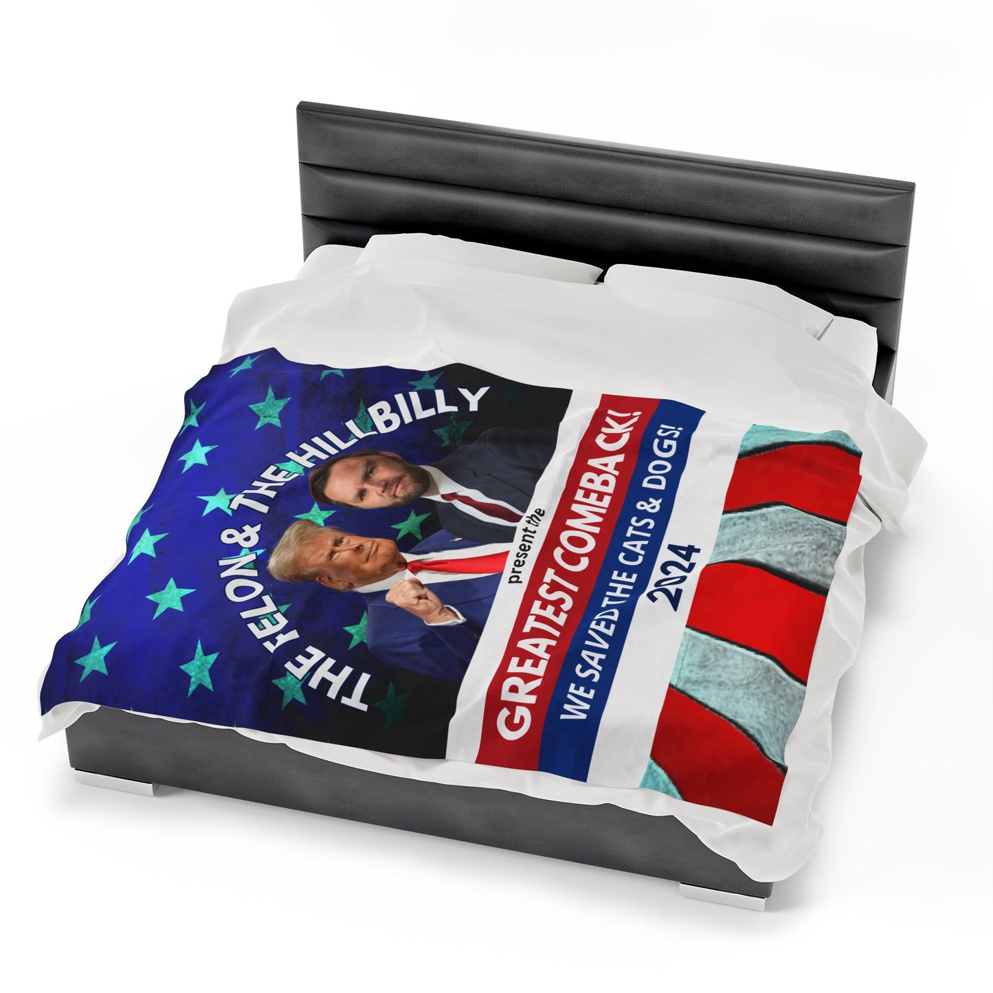 Felon & Hillbilly Greatest Comeback Velveteen Plush Blanket