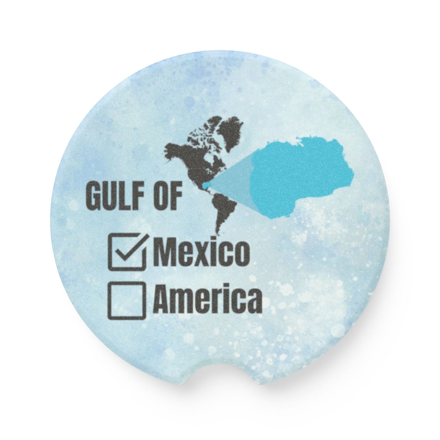 Gulf of Mexico Soapstone Car Coaster