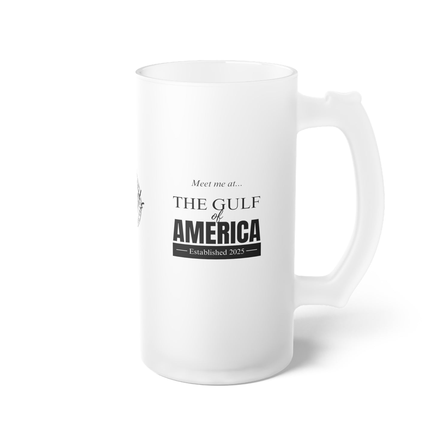 Meet Me at the Gulf of America Frosted Beer Mug