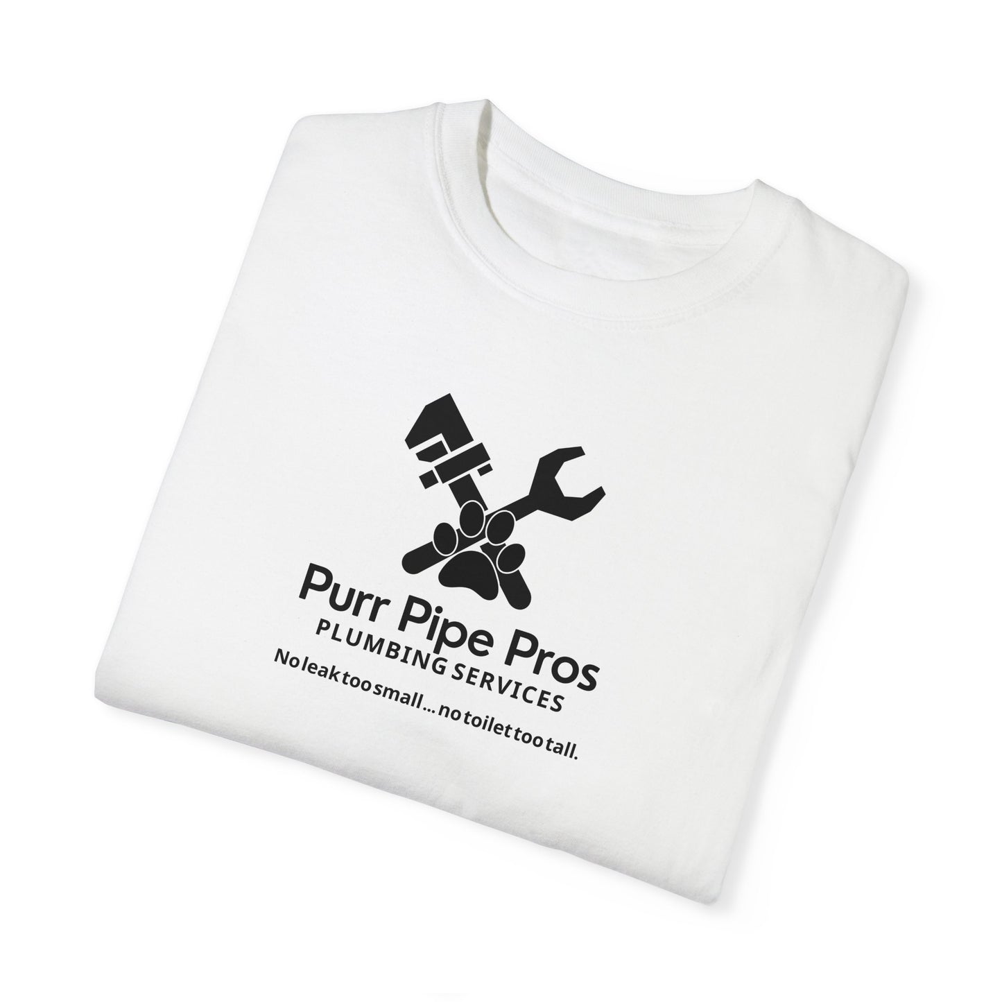 Purr Pipe Pros Unisex Garment - Dyed T - shirt - T - Shirt - Epileptic Al’s Shop