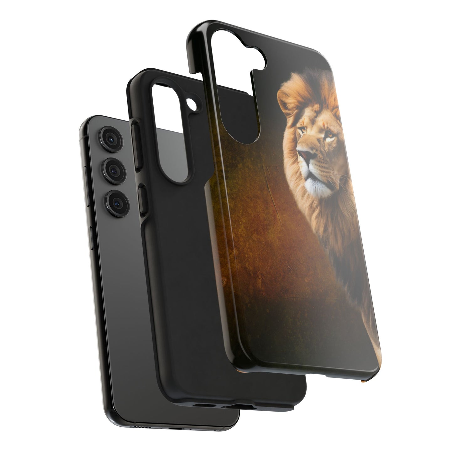 Majestic Lion Tough Phone Case - Durable Protection for Wildlife Lovers