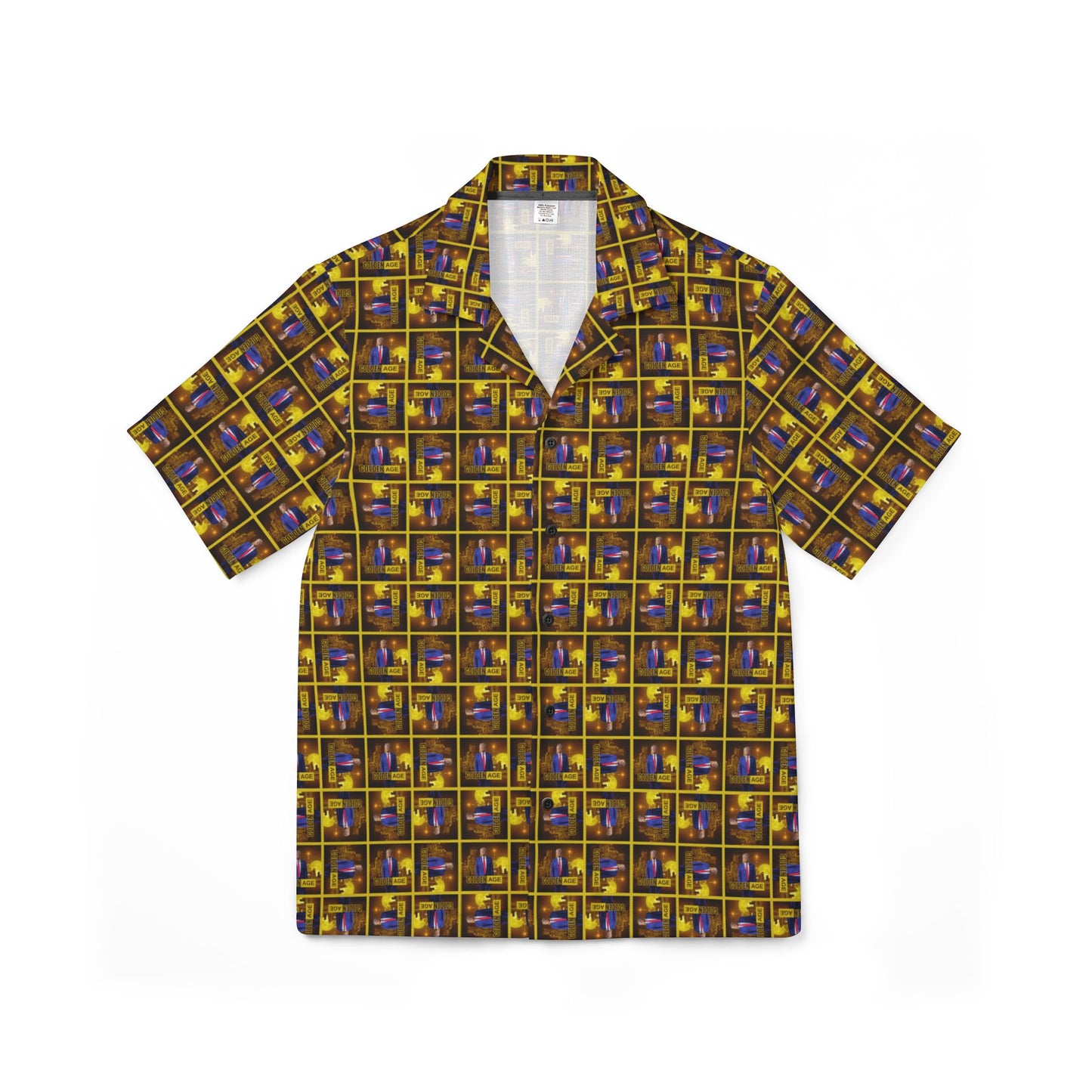 Trump Golden Age Men's Hawaiian Camp Shirt