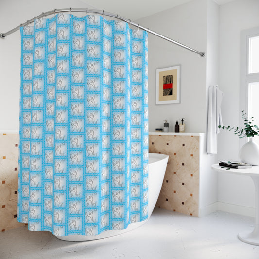 Cat & Lady Shower Curtains