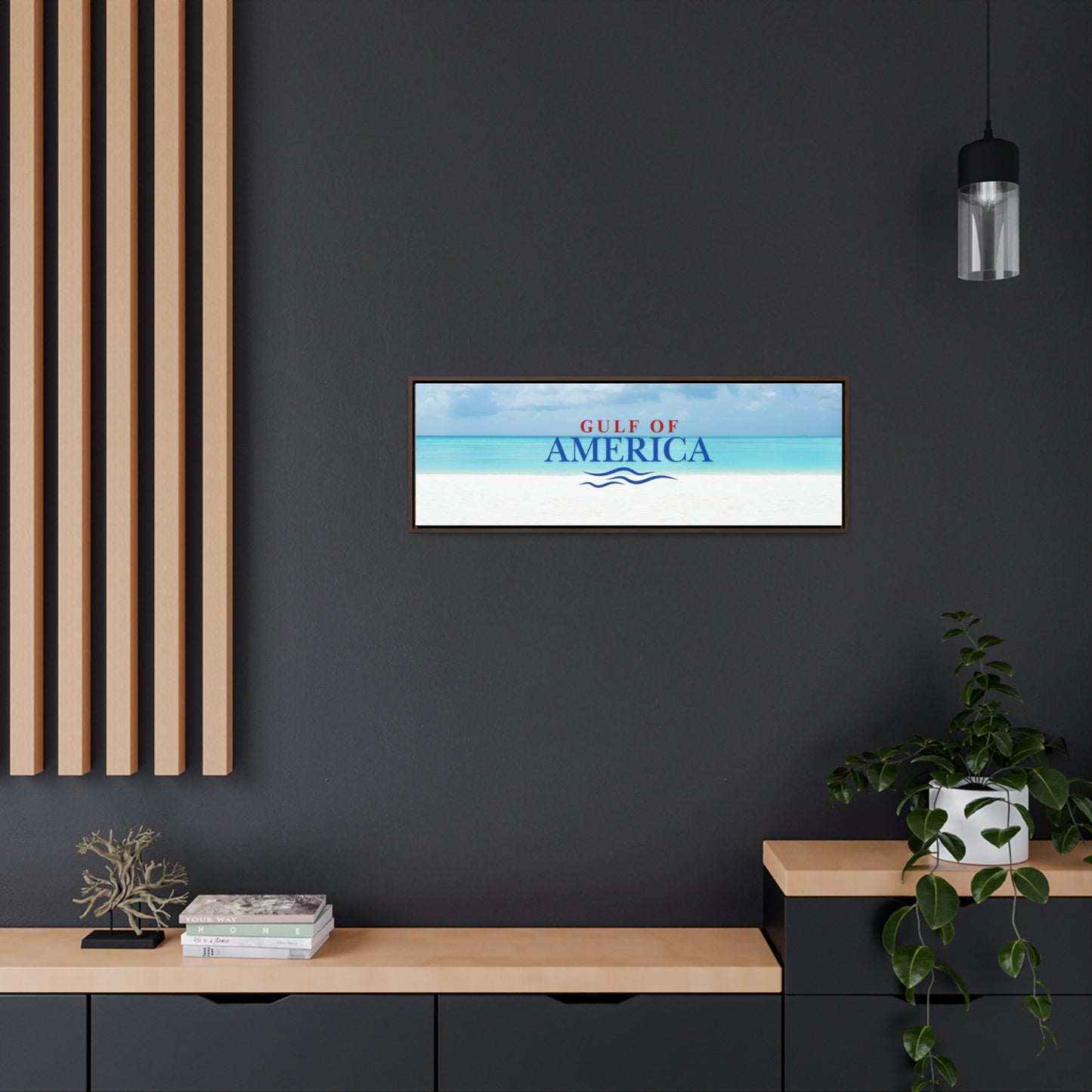 Gulf of America Canvas Wrap - Coastal Wall Art for Beach Lovers