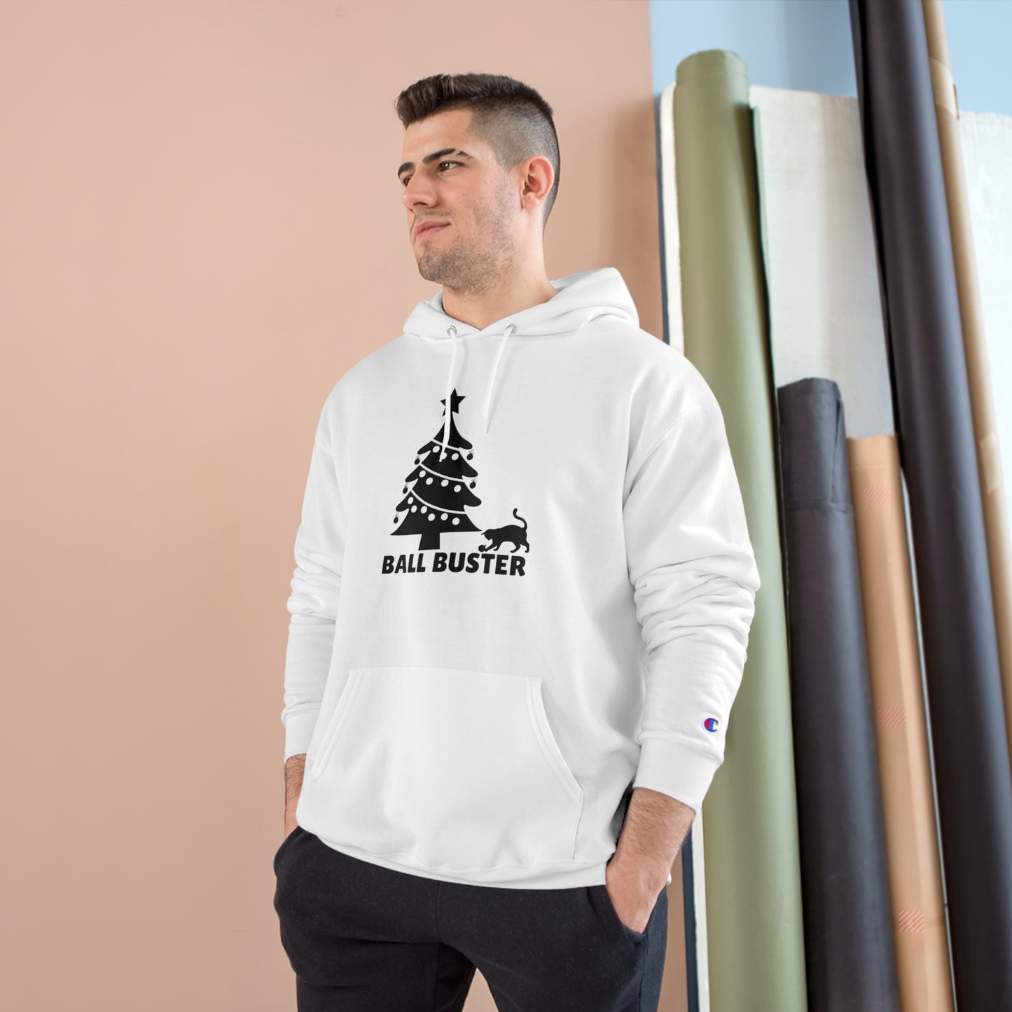 Christmas Ball Buster Champion Hoodie