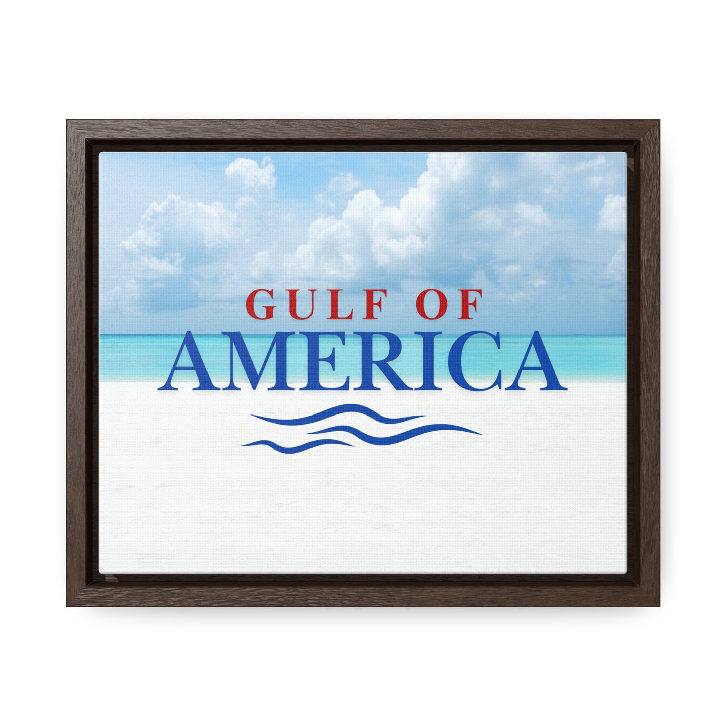 Gulf of America Canvas Wrap - Coastal Wall Art for Beach Lovers